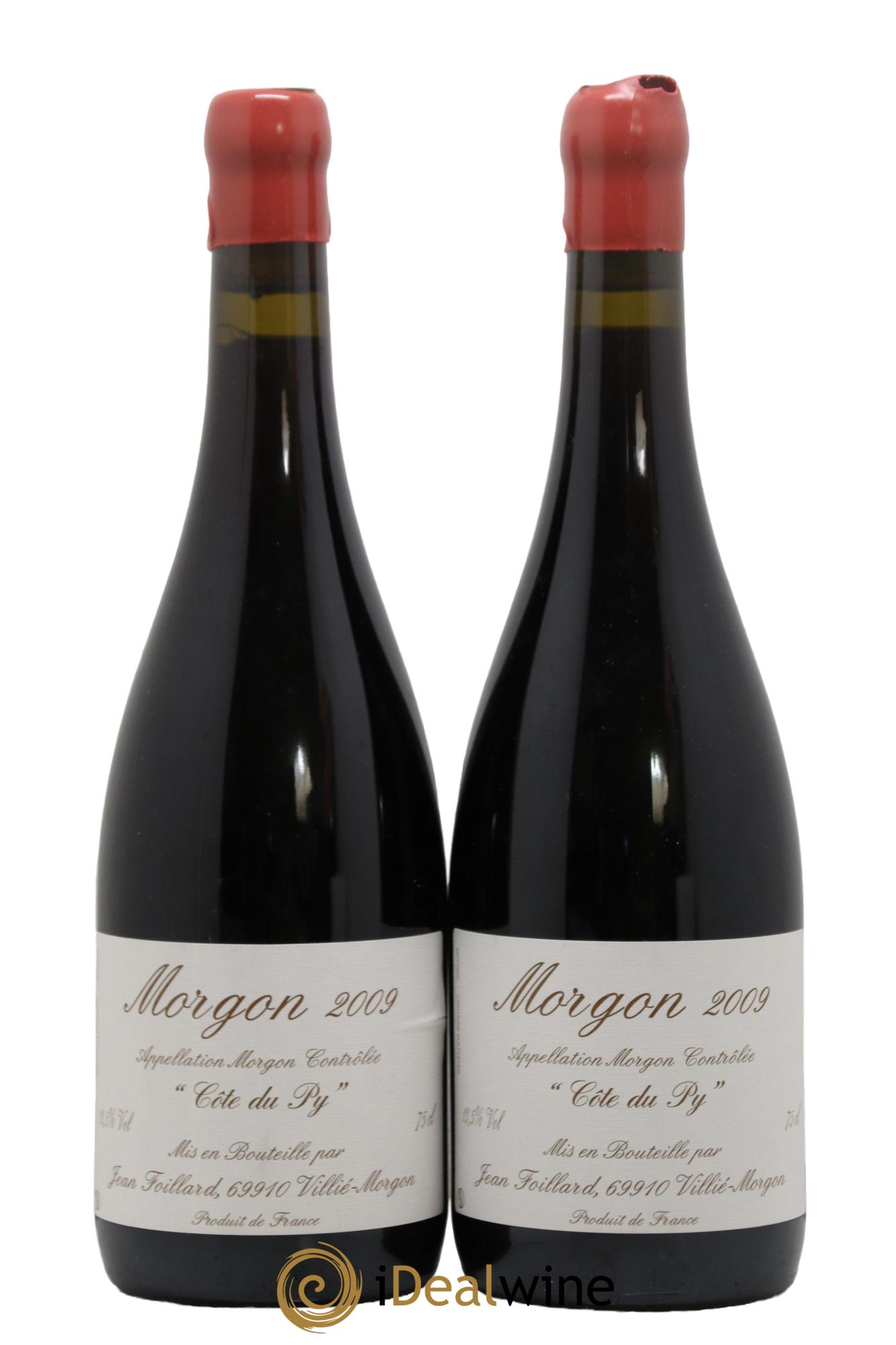Morgon Côte du Py Jean Foillard 2009 - Lotto di 2 bottiglie - 0