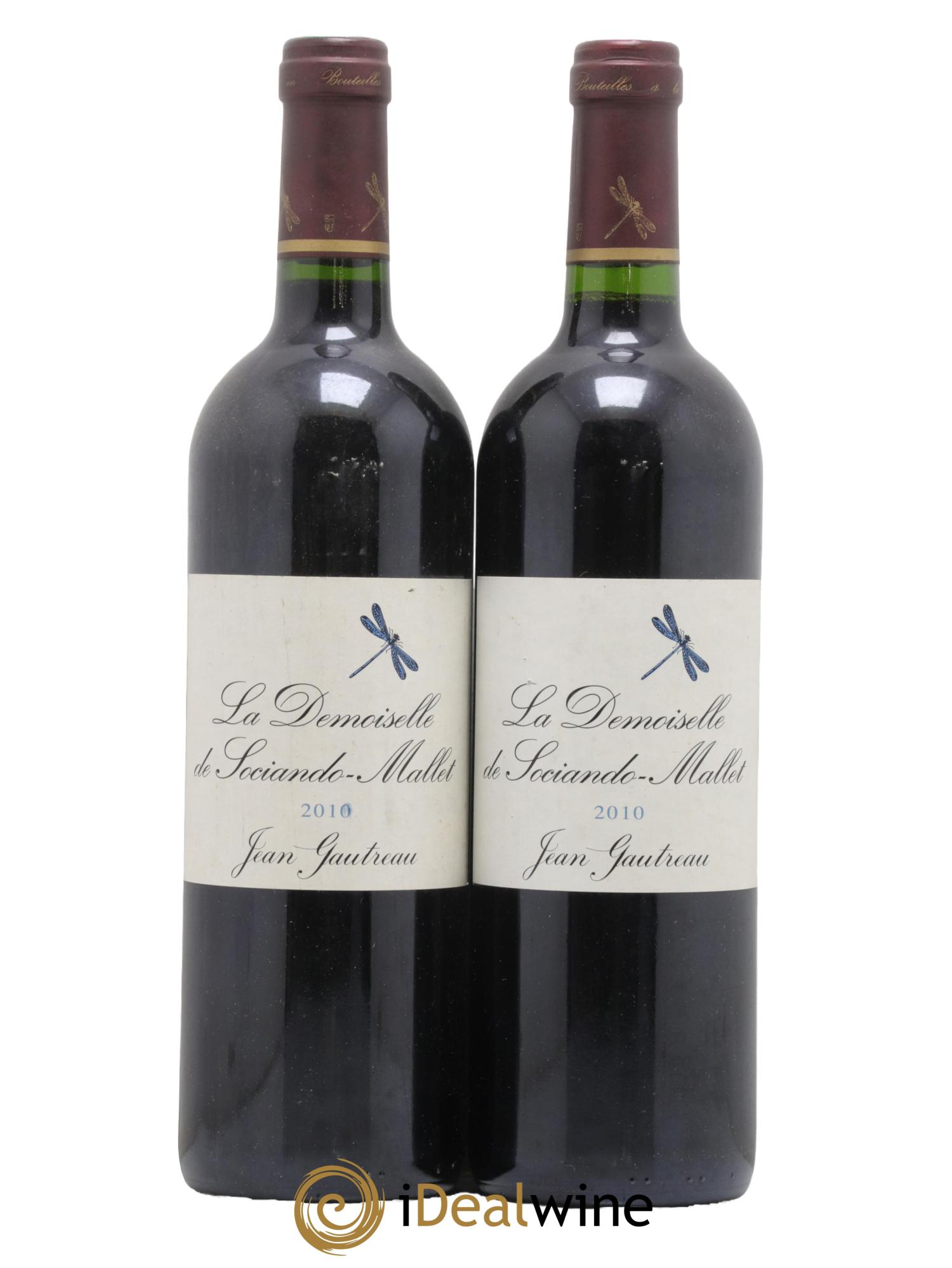 Demoiselle de Sociando Mallet Second Vin 2010 - Lot de 2 bouteilles - 0