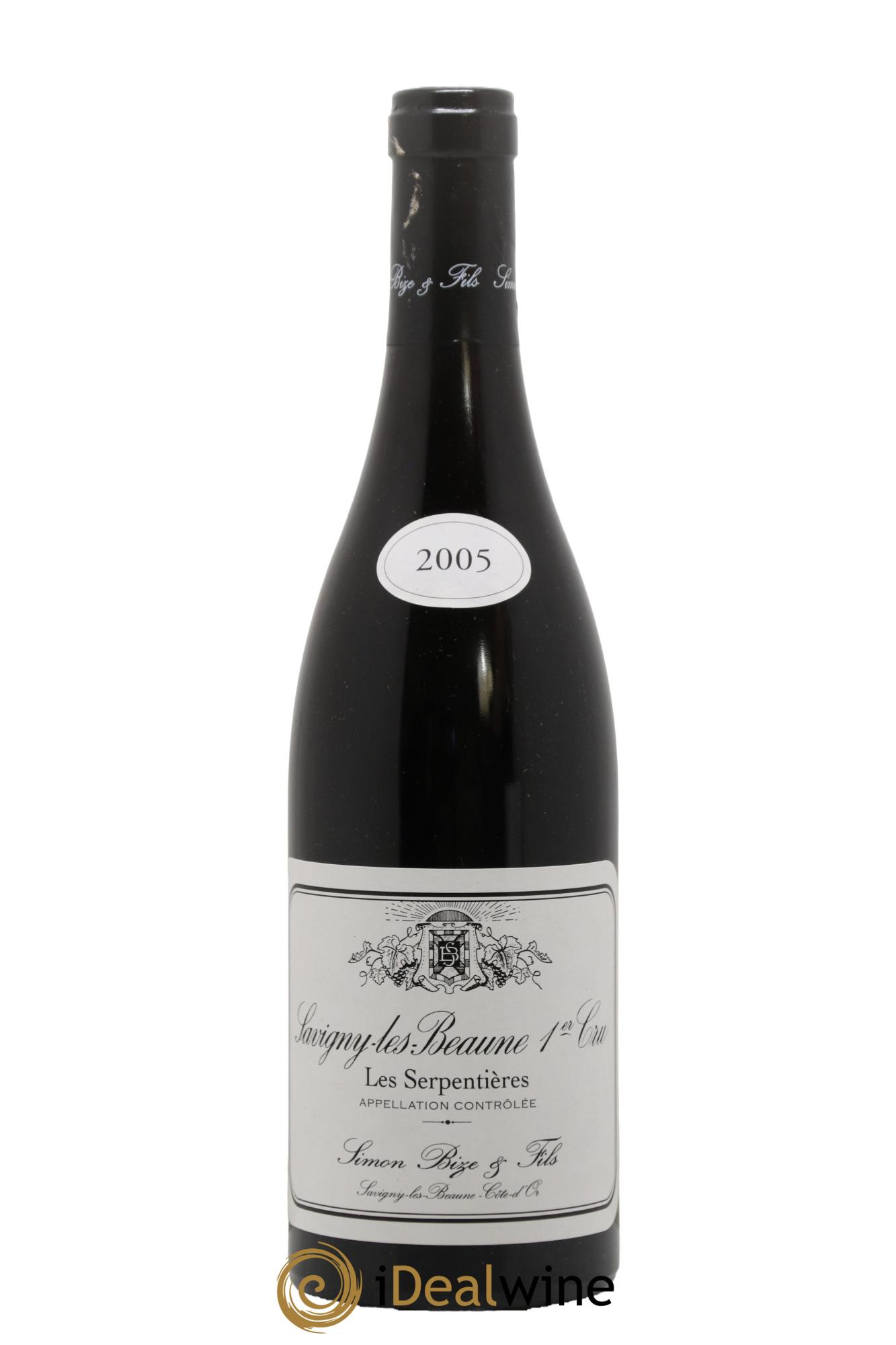 Savigny-lès-Beaune 1er Cru Les Serpentières Simon Bize & Fils 2005 - Lot of 1 bottle - 0