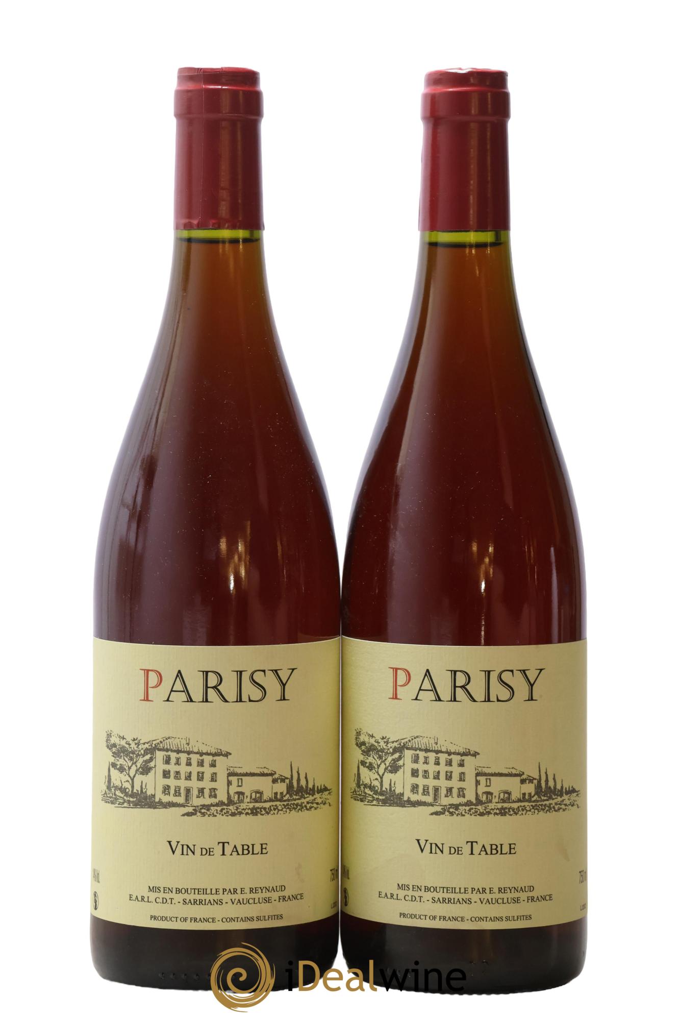 Vin de Table Parisy Emmanuel Reynaud 2022 - Posten von 2 Flaschen - 0
