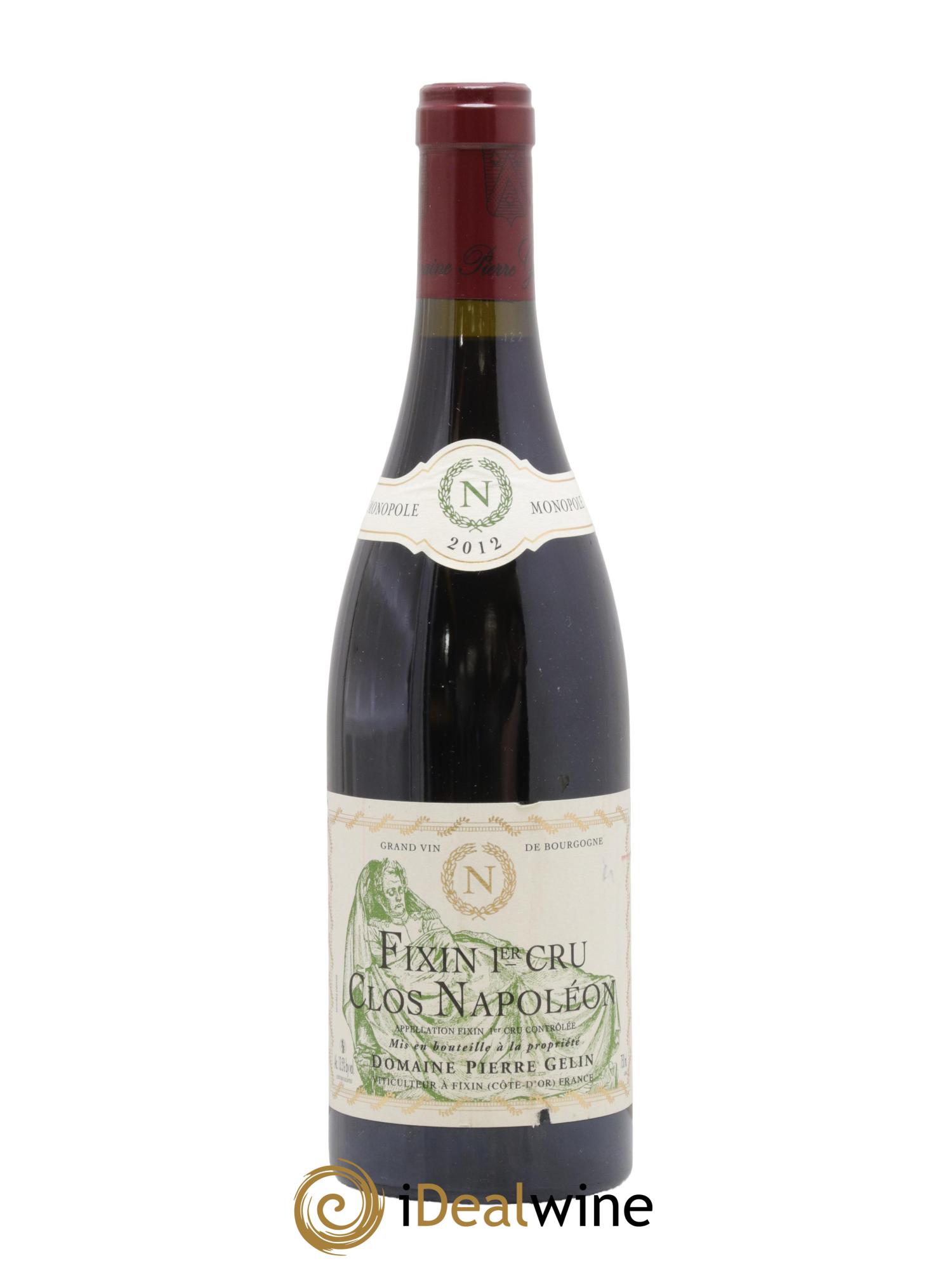 Fixin 1er Cru Clos Napoléon Pierre Gelin 2012 - Lot of 1 bottle - 0
