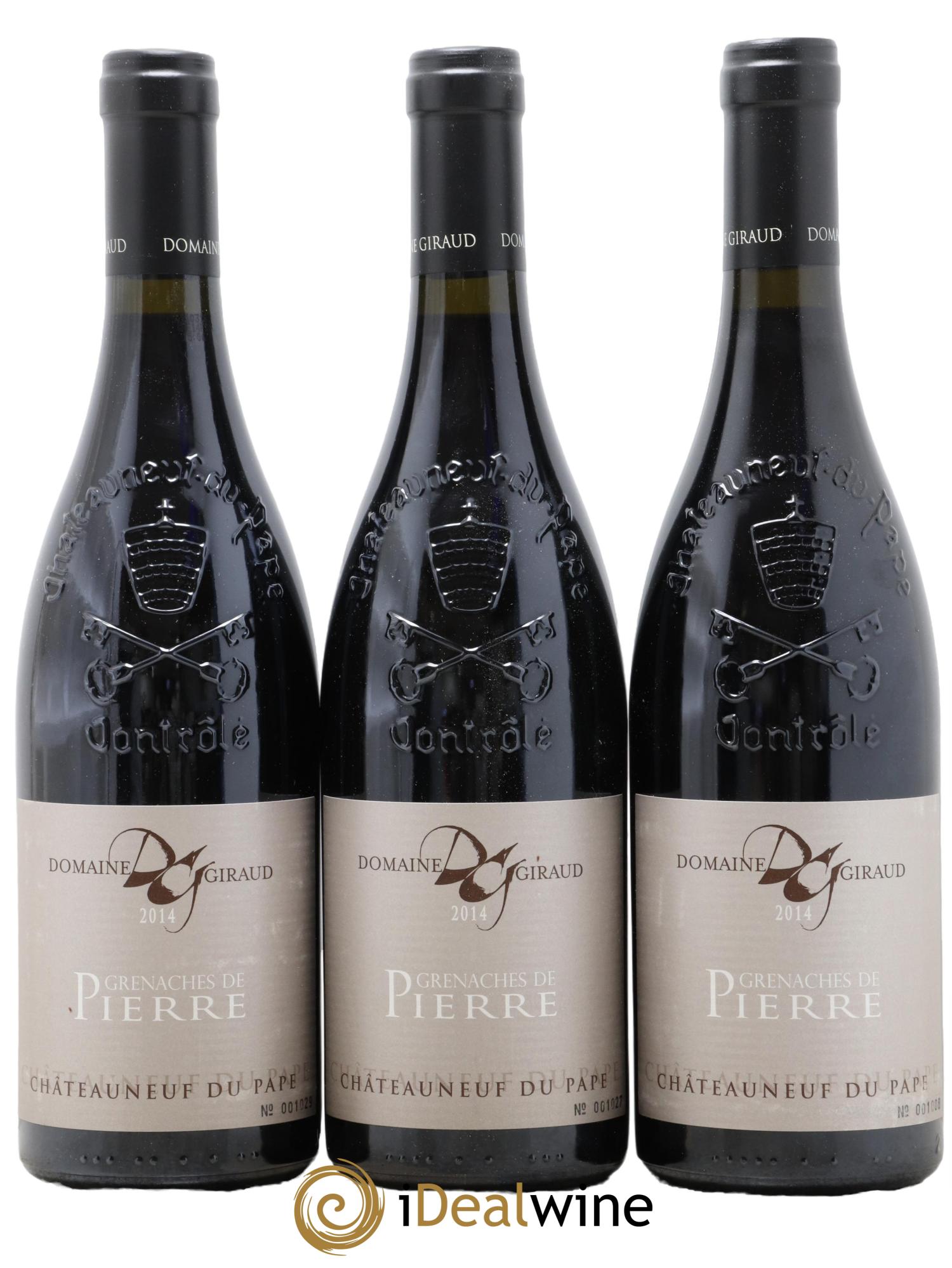 Châteauneuf-du-Pape Les Grenaches De Pierre Giraud (Domaine) 2014 - Lot de 6 bouteilles - 2