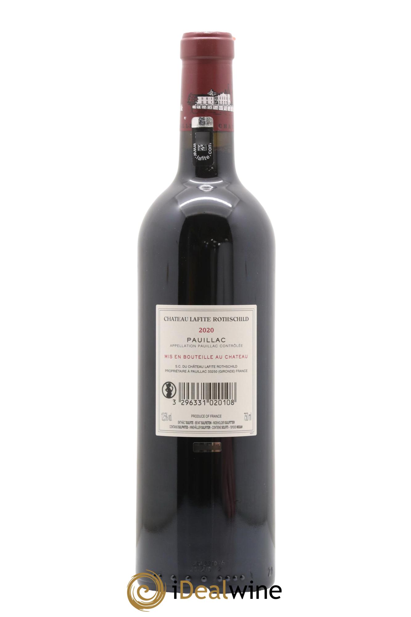 Château Lafite Rothschild 1er Grand Cru Classé 2020 - Lot of 1 bottle - 1
