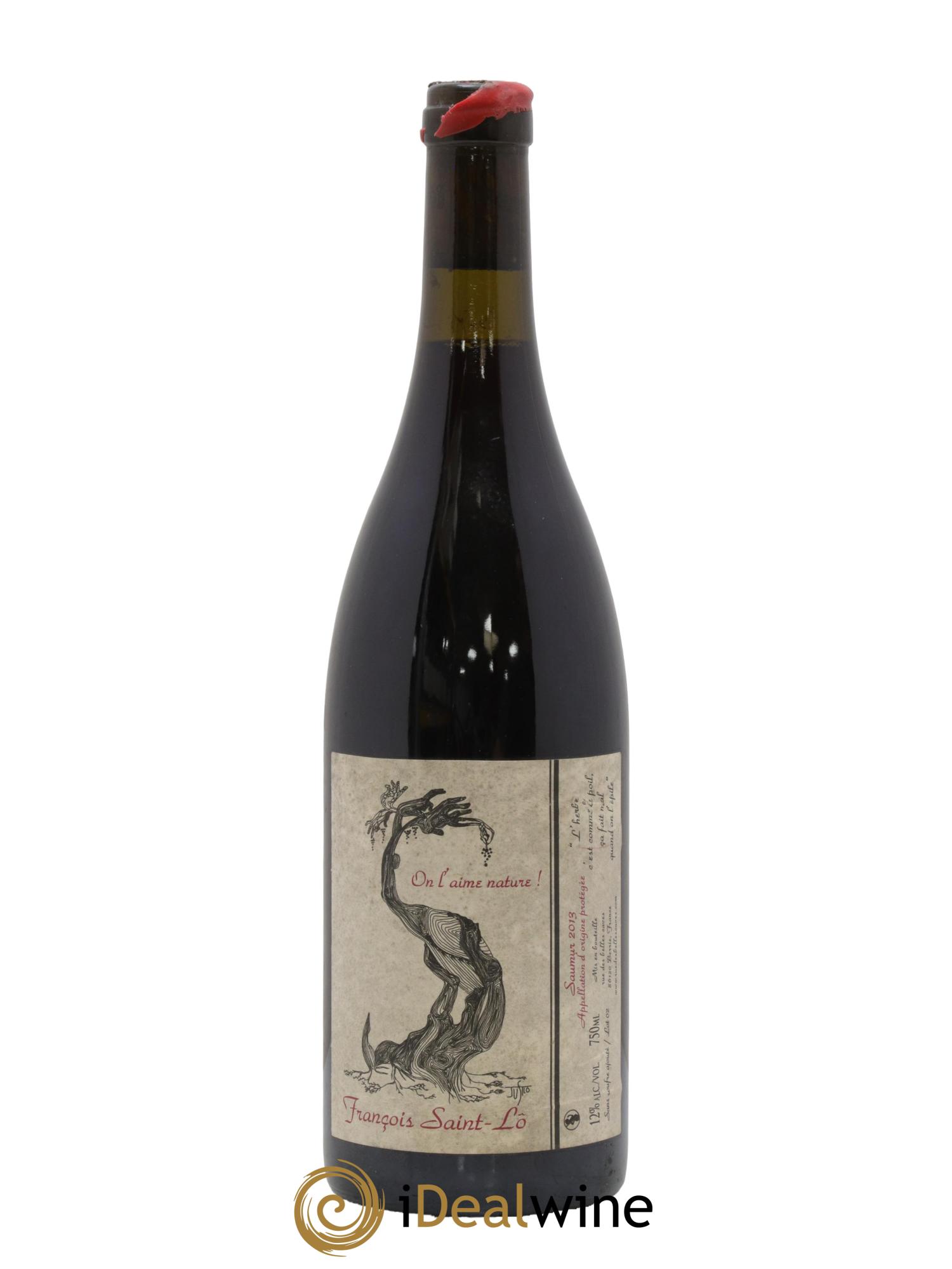 Saumur On l'Aime Nature François Saint-Lô 2013 - Lot de 1 bouteille - 0