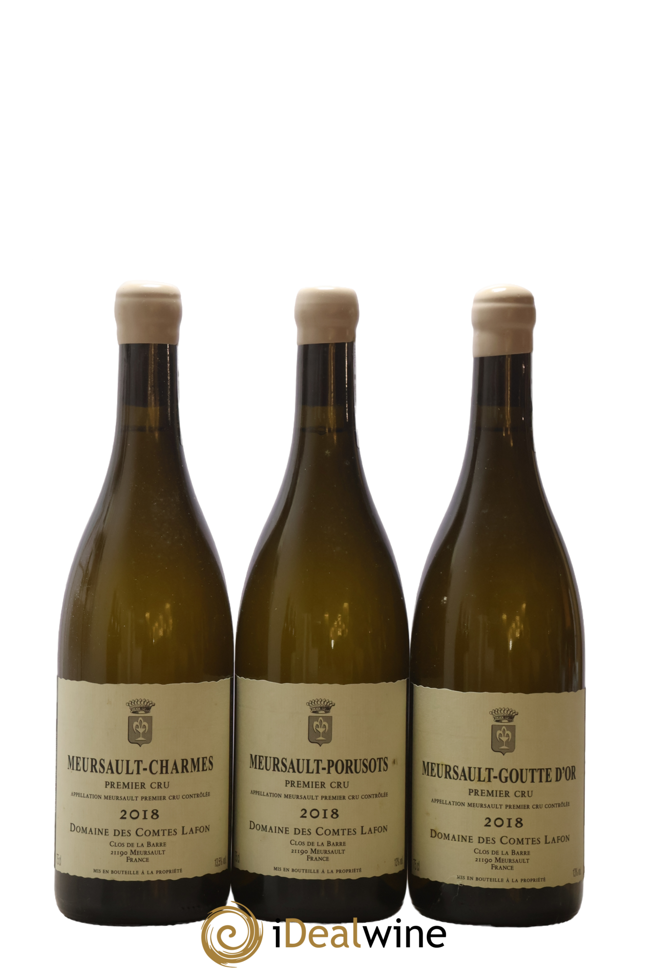 Meursault 1er Cru Caisse Prestige 6 Climats Comtes Lafon (Domaine des)  2018 - Lot de 6 bouteilles - 1