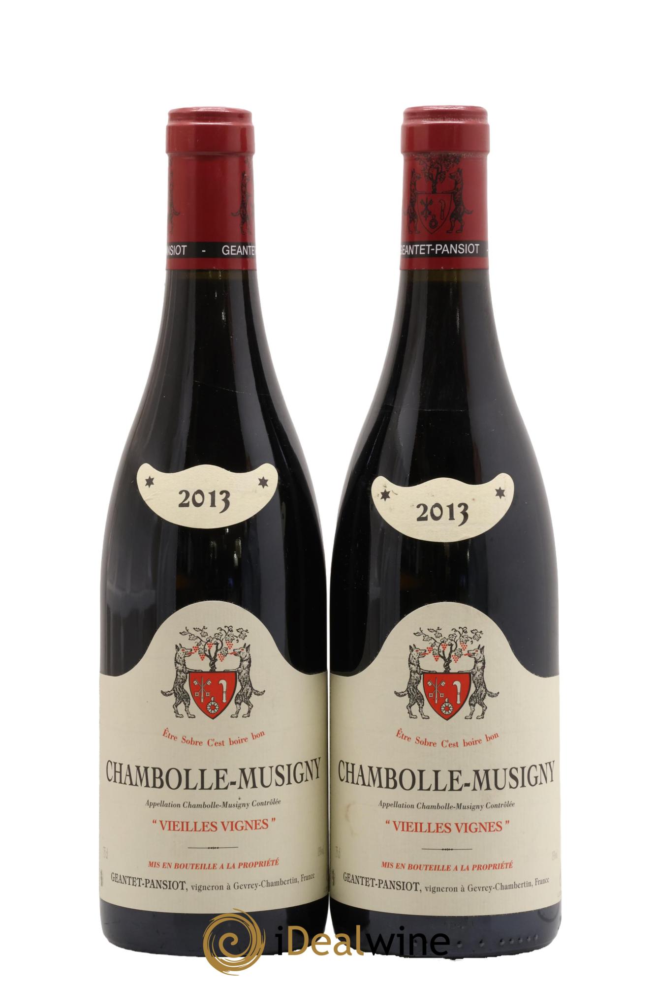 Chambolle-Musigny Vieilles vignes Geantet-Pansiot 2013 - Lot de 2 bouteilles - 0