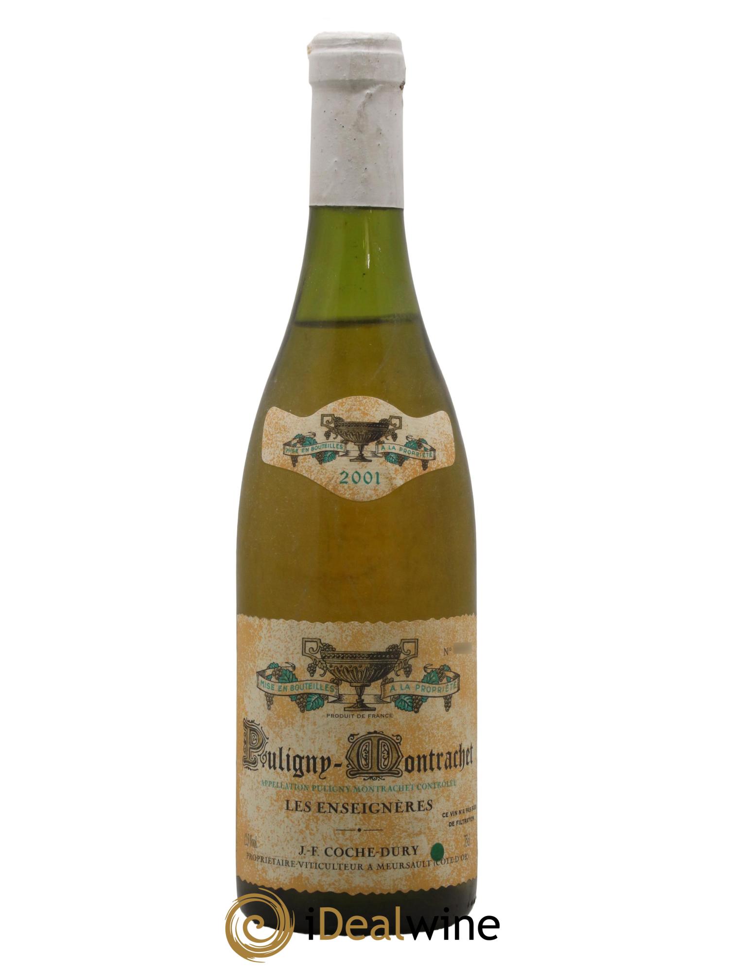 Puligny-Montrachet Les Enseignères Coche Dury (Domaine) 2001 - Lot de 1 bouteille - 0
