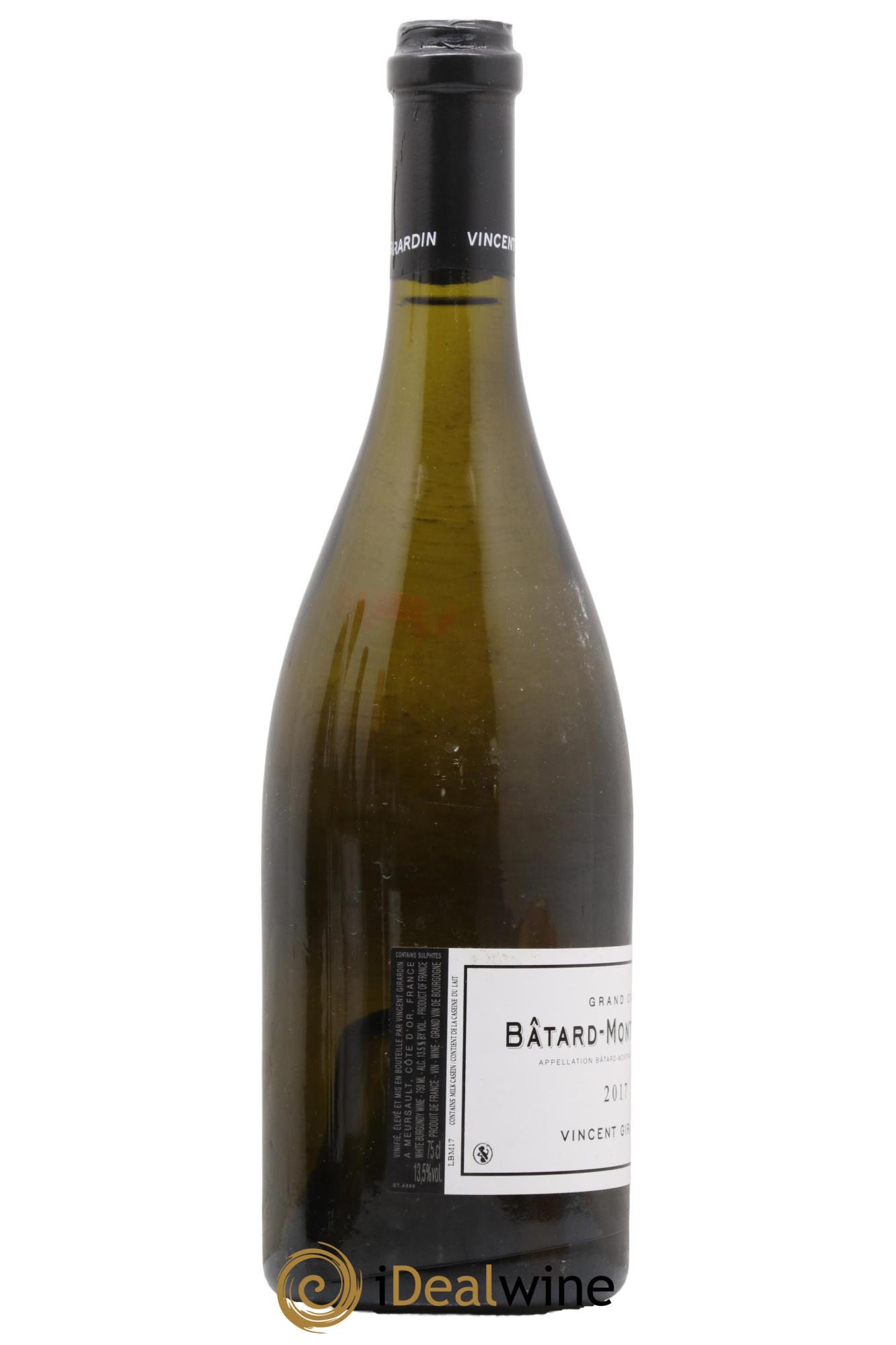 Bâtard-Montrachet Grand Cru Vincent Girardin (Domaine)  2017 - Lot of 1 bottle - 1