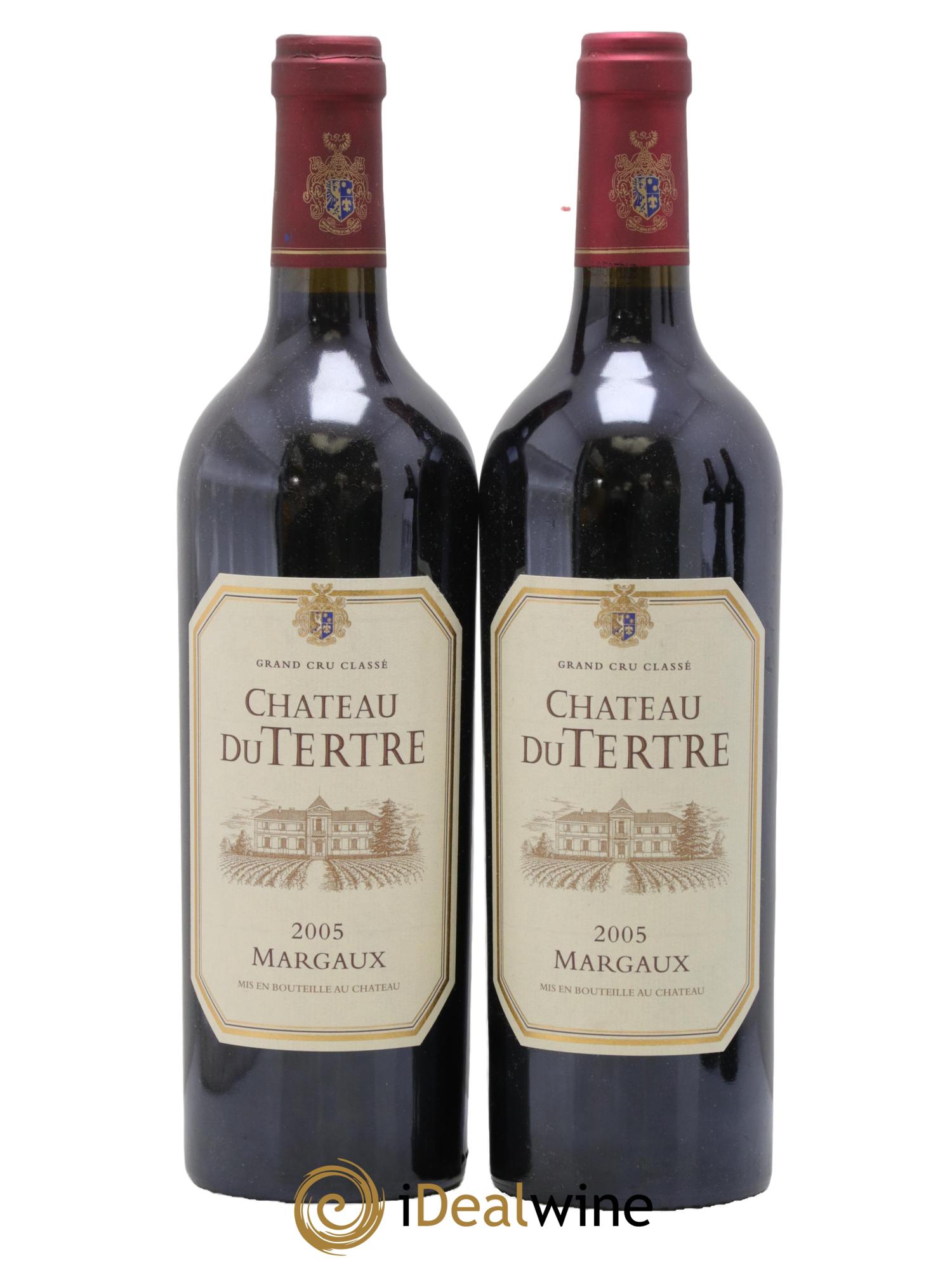 Château du Tertre 5ème Grand Cru Classé 2005 - Lot de 2 bouteilles - 0