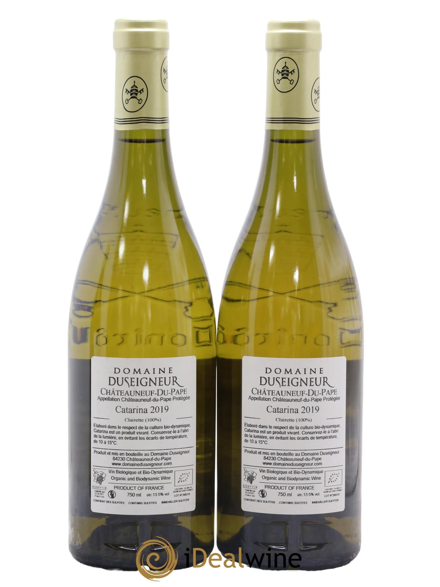 Châteauneuf-du-Pape Catarina Domaine Duseineur 2019 - Lot de 2 bouteilles - 1