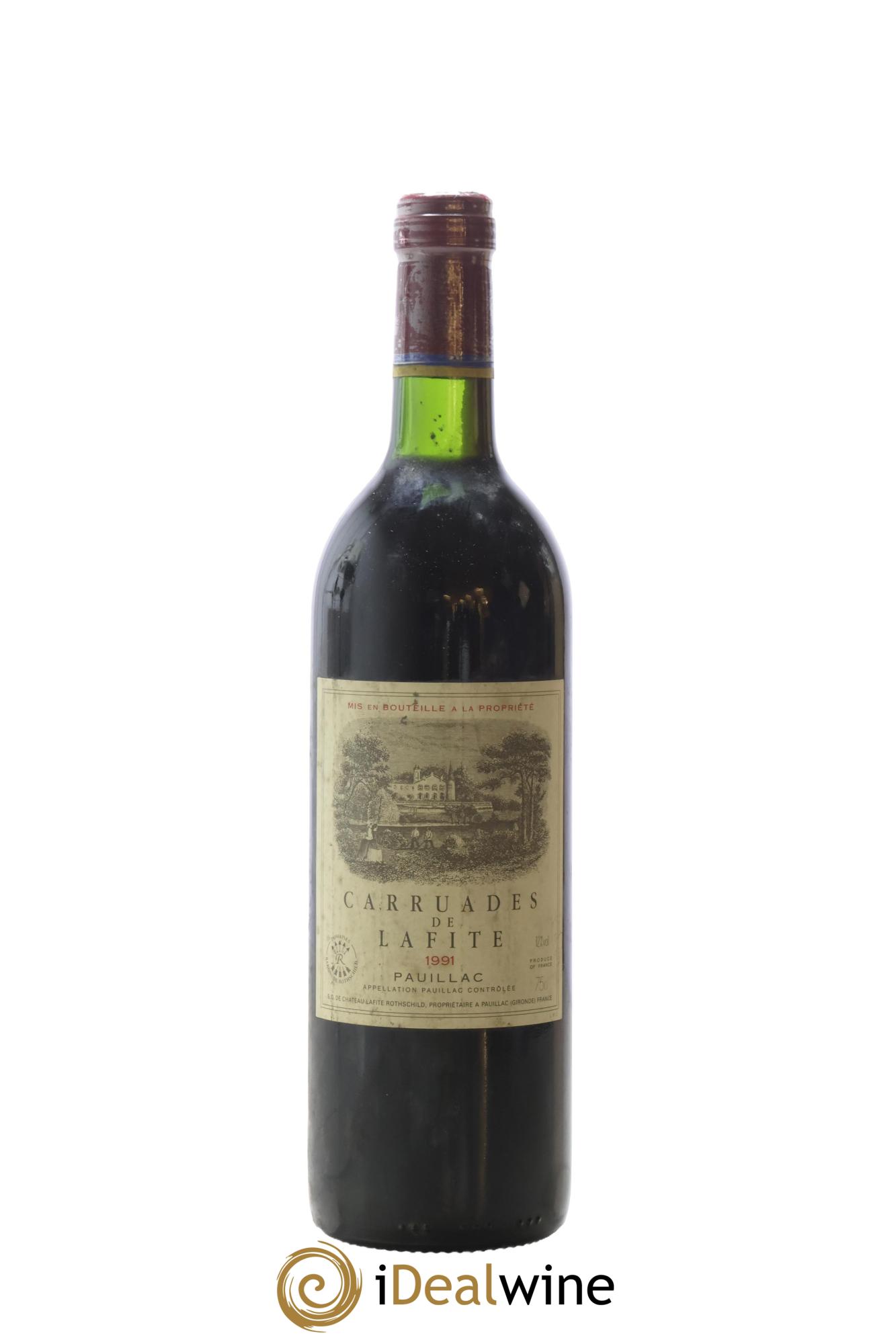 Carruades de Lafite Rothschild Second Vin 1991 - Posten von 1 Flasche - 0