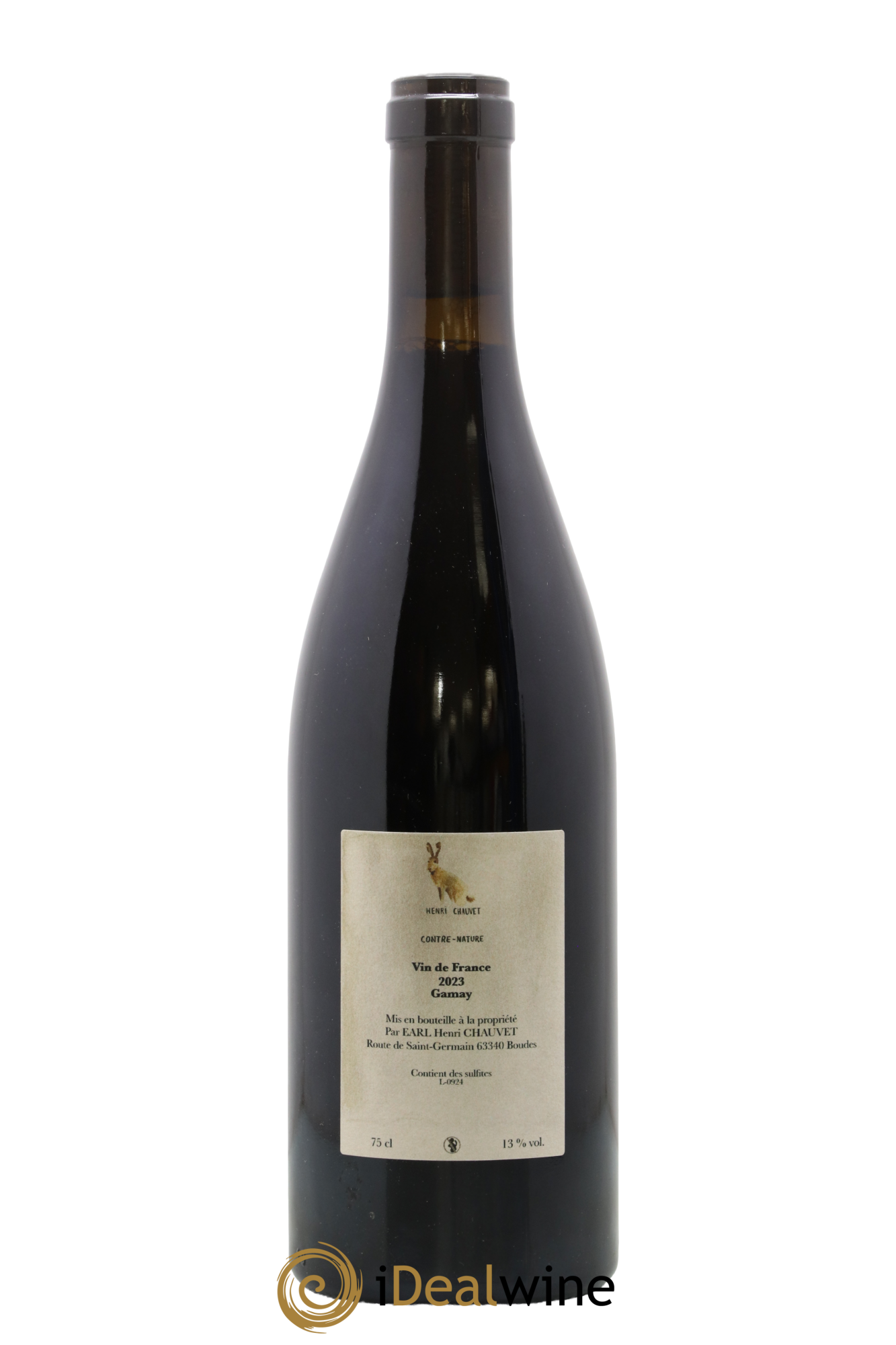 Vin de France Contre Nature Henri Chauvet 2023 - Lotto di 1 bottiglia - 1