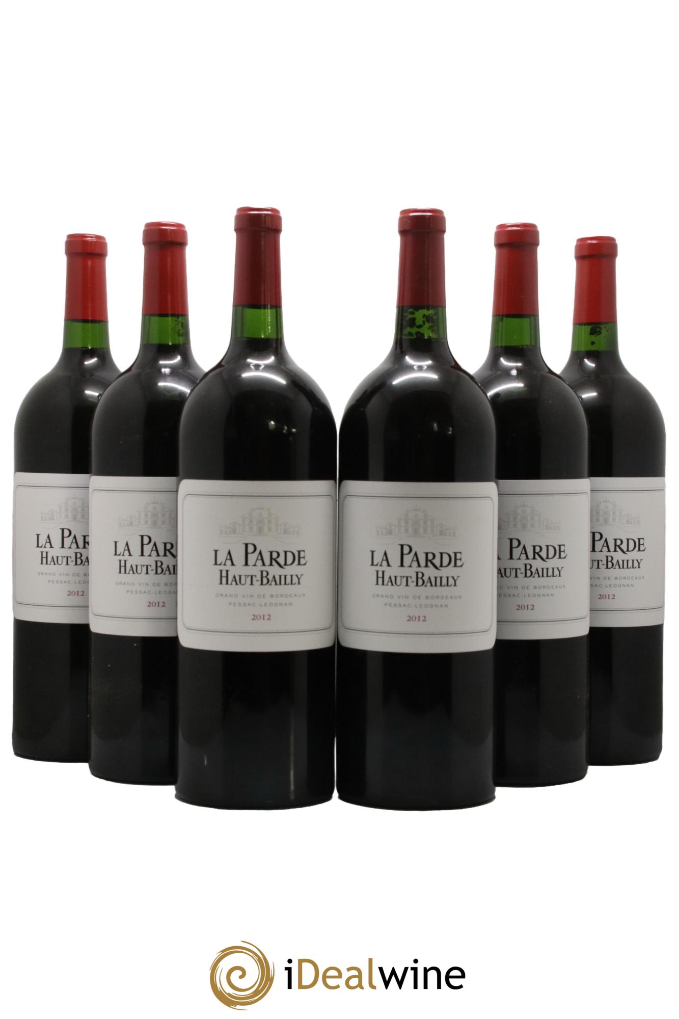 Haut Bailly II (Anciennement La Parde de Haut-Bailly) Second Vin 2012 - Lot de 6 magnums - 0