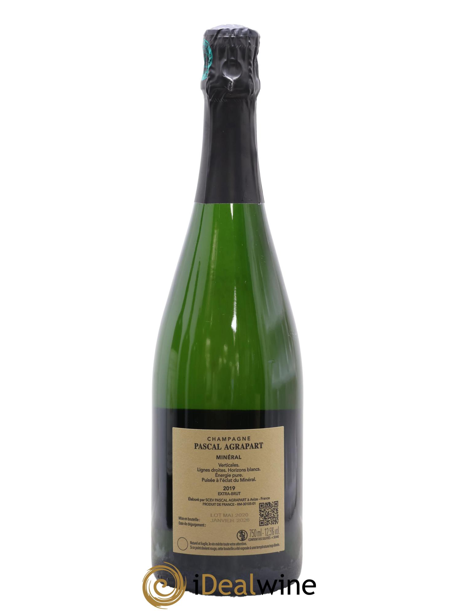 Minéral Blanc de Blancs Extra-Brut Agrapart & Fils 2019 - Lot de 1 bouteille - 1