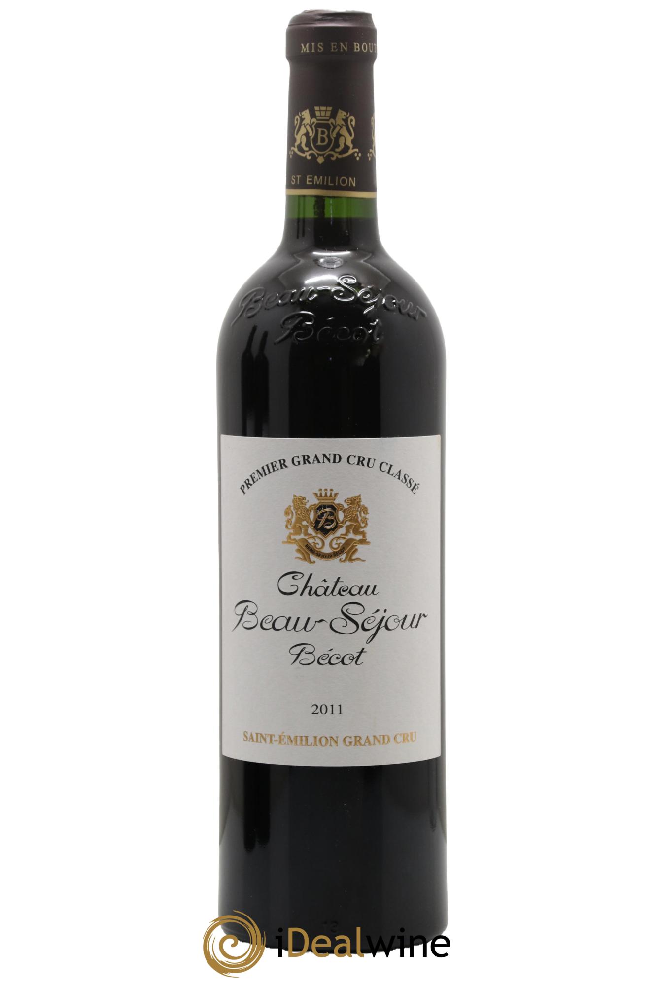 Château Beau-Séjour Bécot 1er Grand Cru Classé B 2011 - Lot de 1 bouteille - 0