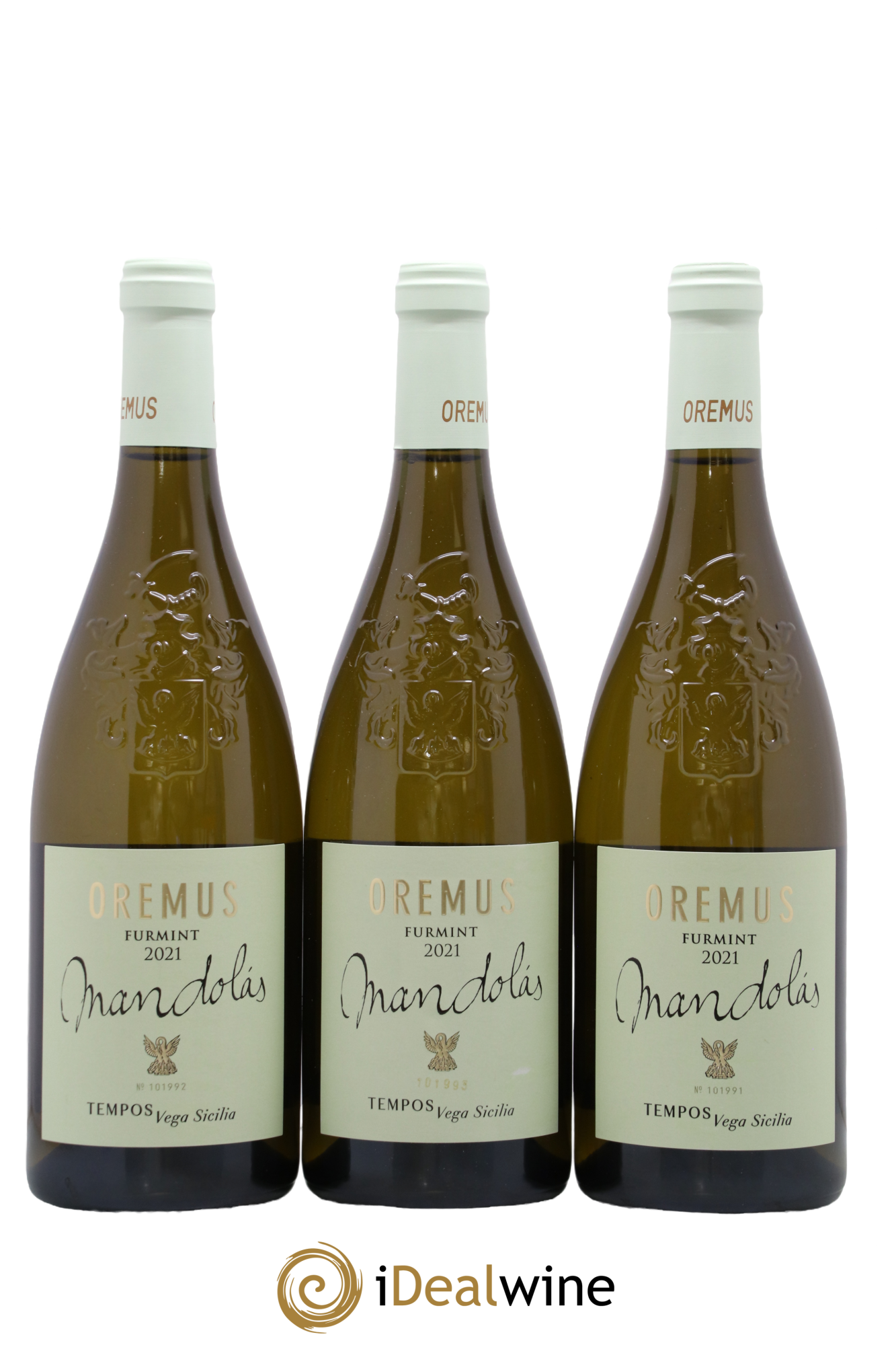 Tokaj Oremus PDO Mandolas Vega Sicilia 2021 - Lot de 3 bouteilles - 0