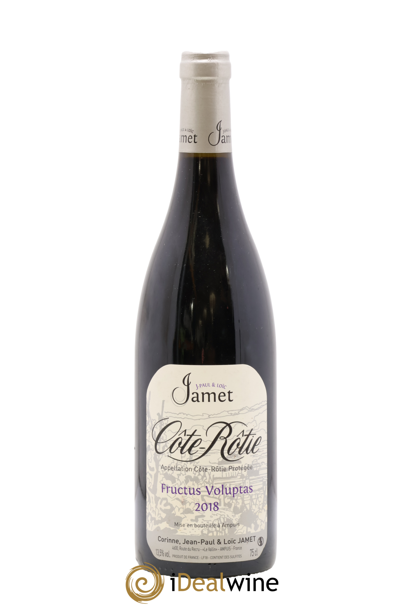 Côte-Rôtie Fructus Voluptas Jamet (Domaine) 2018 - Lot de 1 bouteille - 0