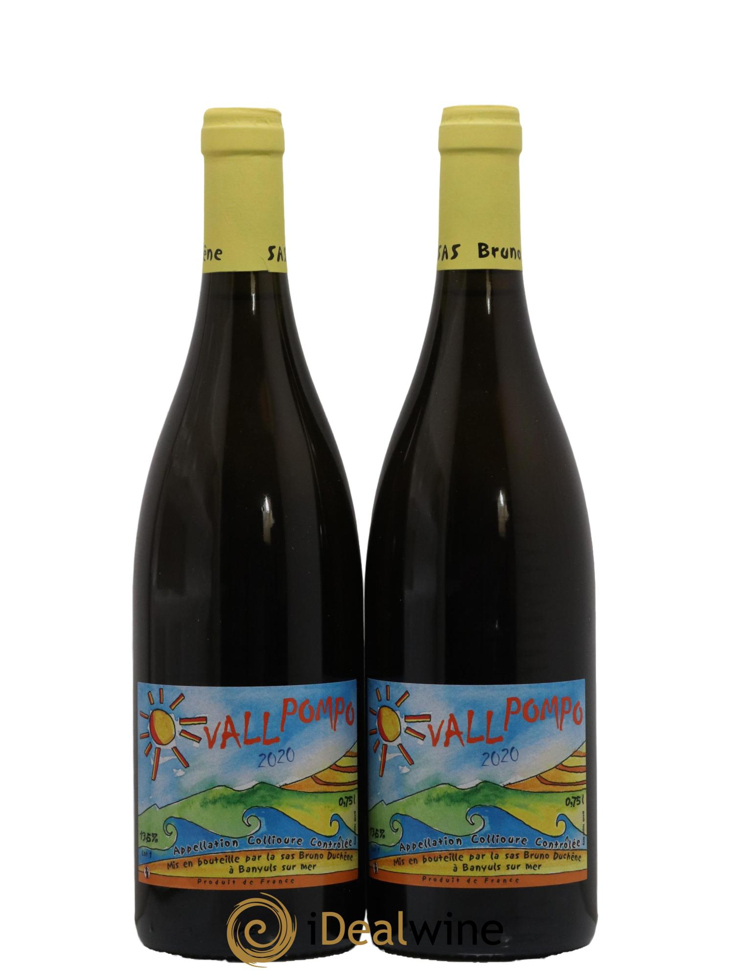 Collioure Vall Pompo Bruno Duchêne 2020 - Lot de 2 bouteilles - 0