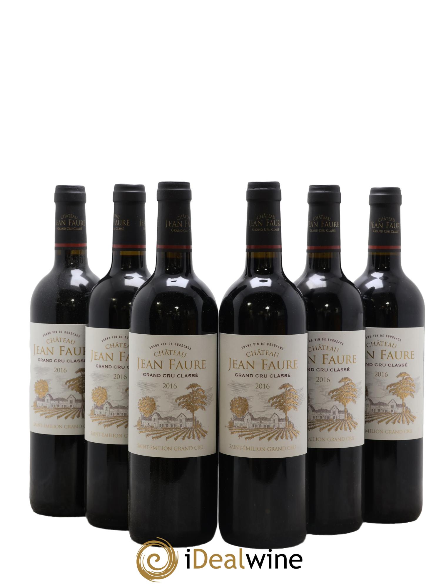 Château Jean Faure Grand Cru Classé 2016 - Lot de 6 bouteilles - 0