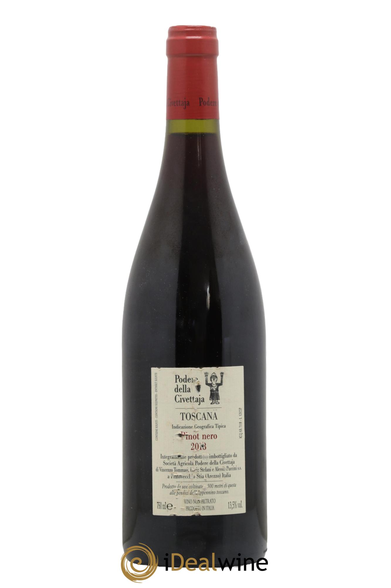 Toscana IGT Pinot Nero Podere della Civettaja 2018 - Lotto di 1 bottiglia - 1