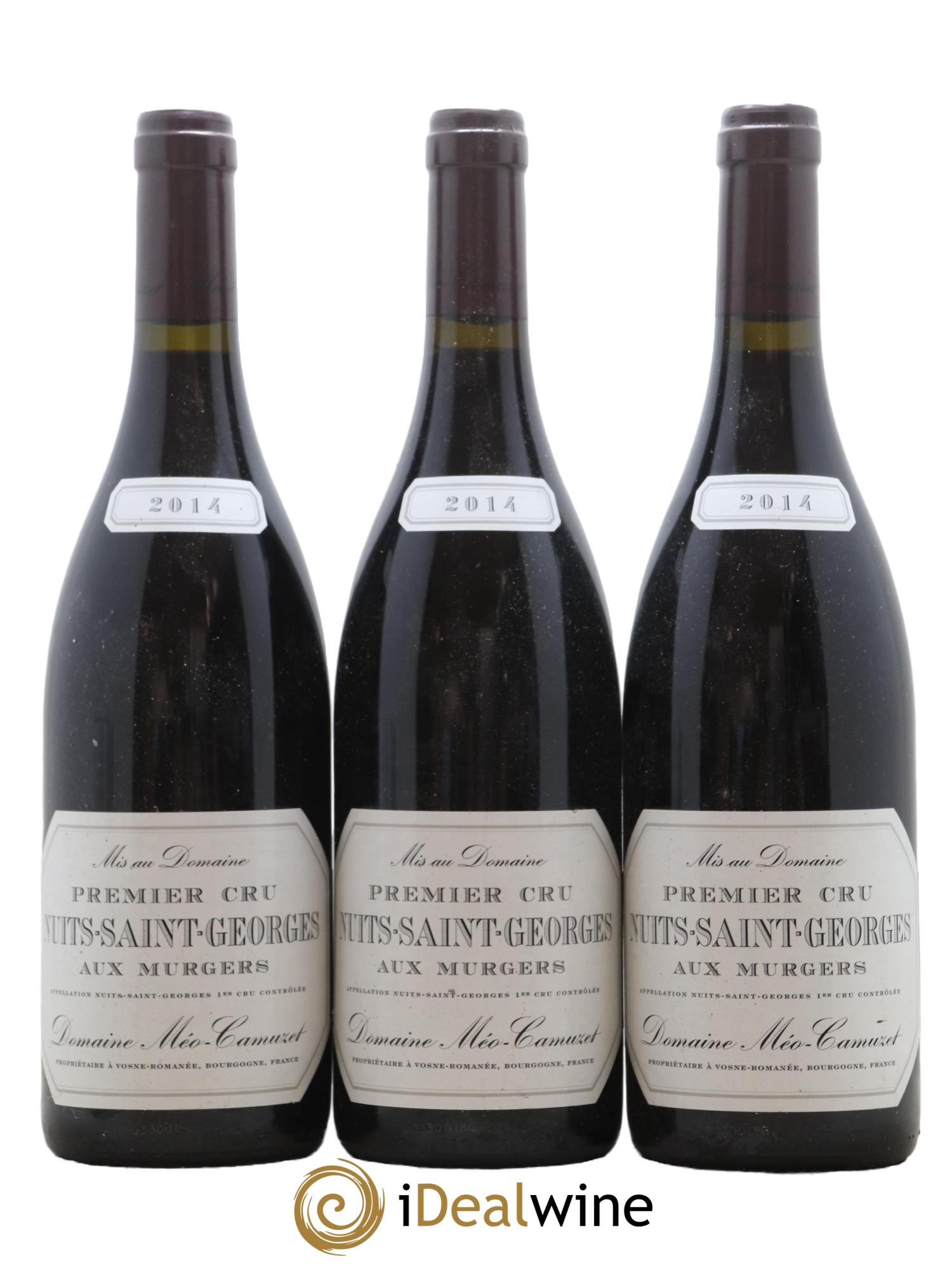 Nuits-Saint-Georges 1er Cru Aux Murgers Méo-Camuzet (Domaine) 2014 - Lot of 3 bottles - 0