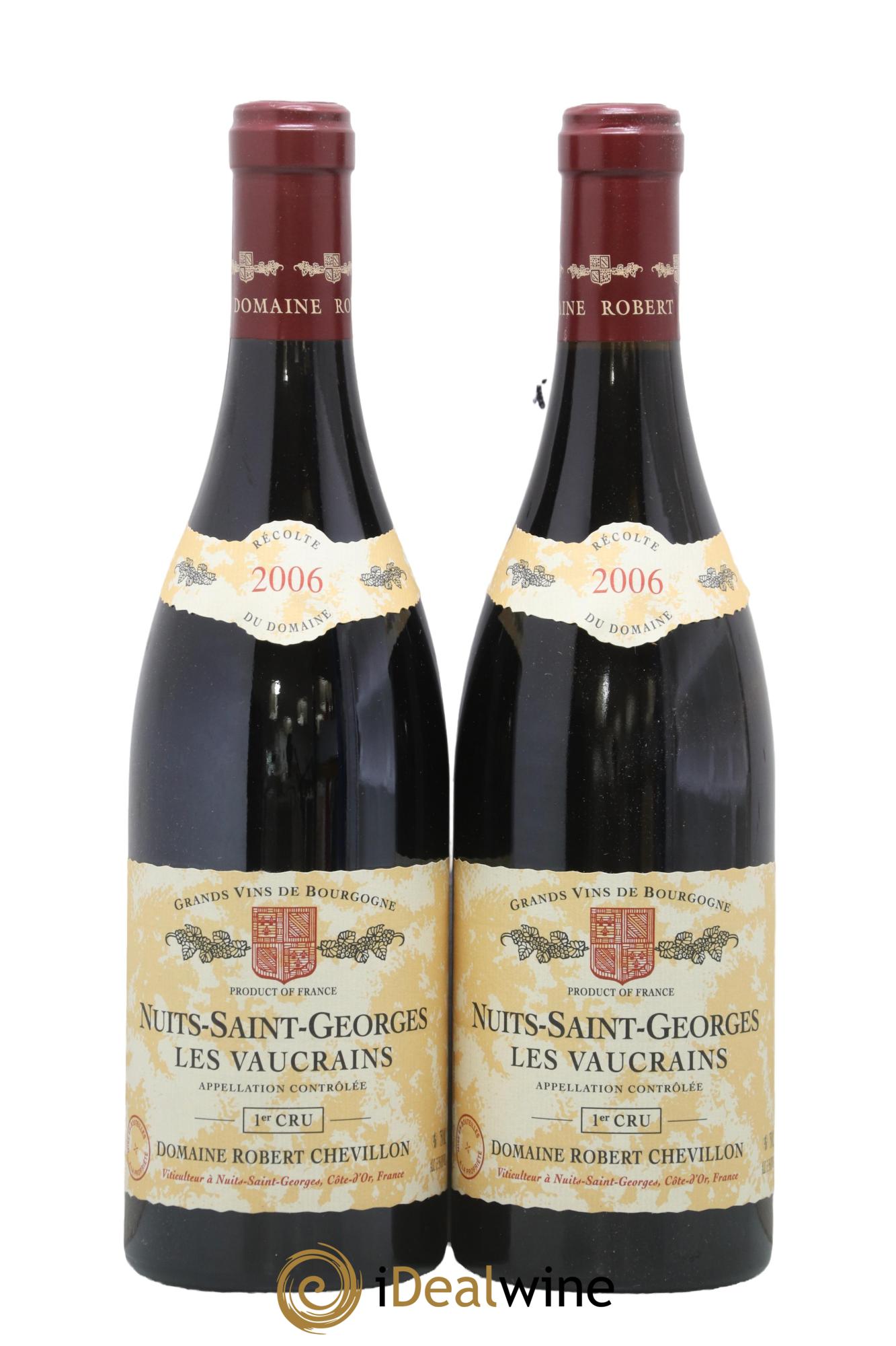 Nuits-Saint-Georges 1er Cru Les Vaucrains Robert Chevillon 2006 - Lotto di 2 bottiglie - 0