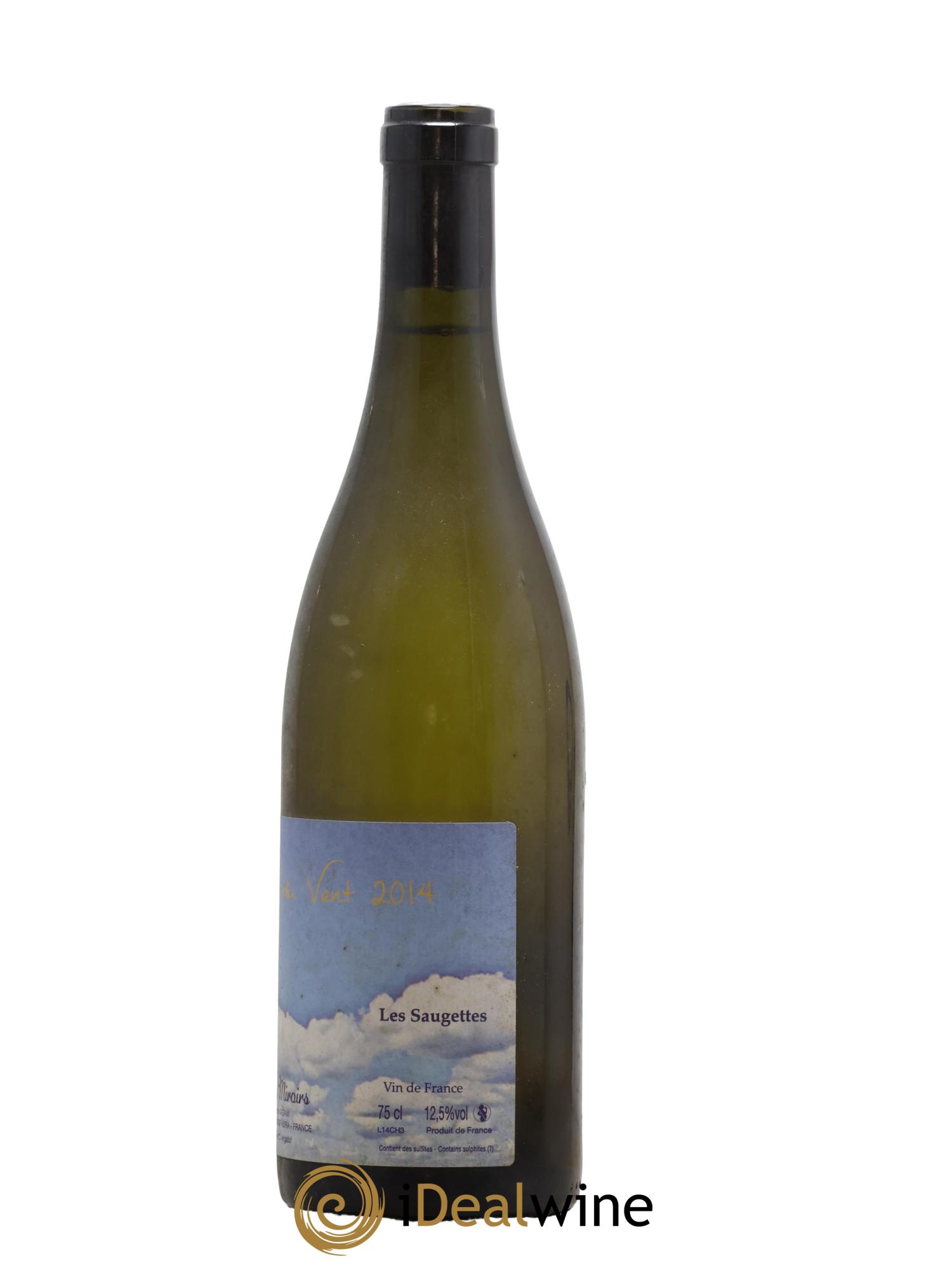 Vin de France Sonorité du vent Les saugettes Kenjiro Kagami - Domaine des Miroirs 2014 - Lot de 1 bouteille - 1