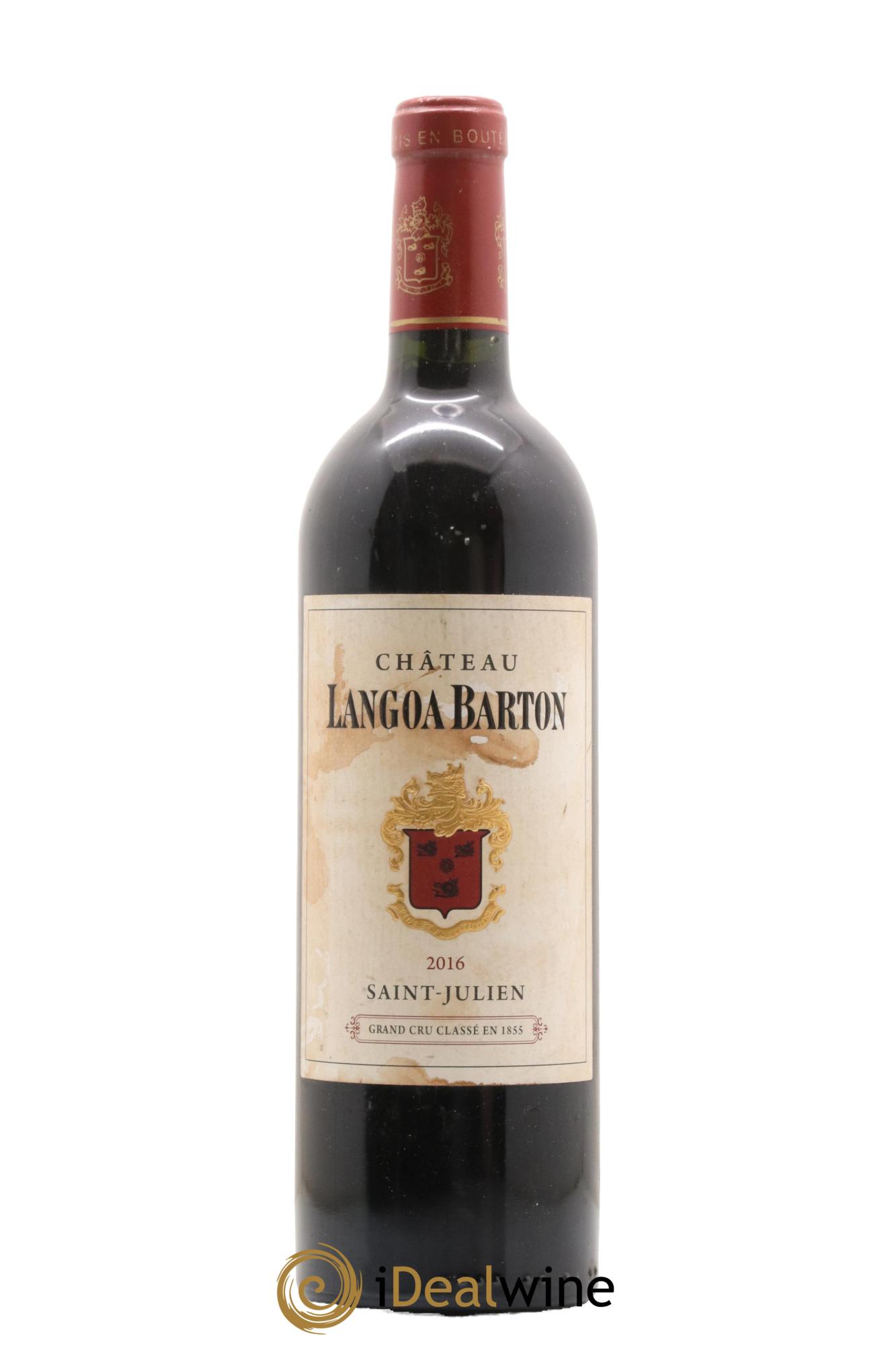 Château Langoa Barton 3ème Grand Cru Classé 2016 - Lot de 1 bouteille - 0