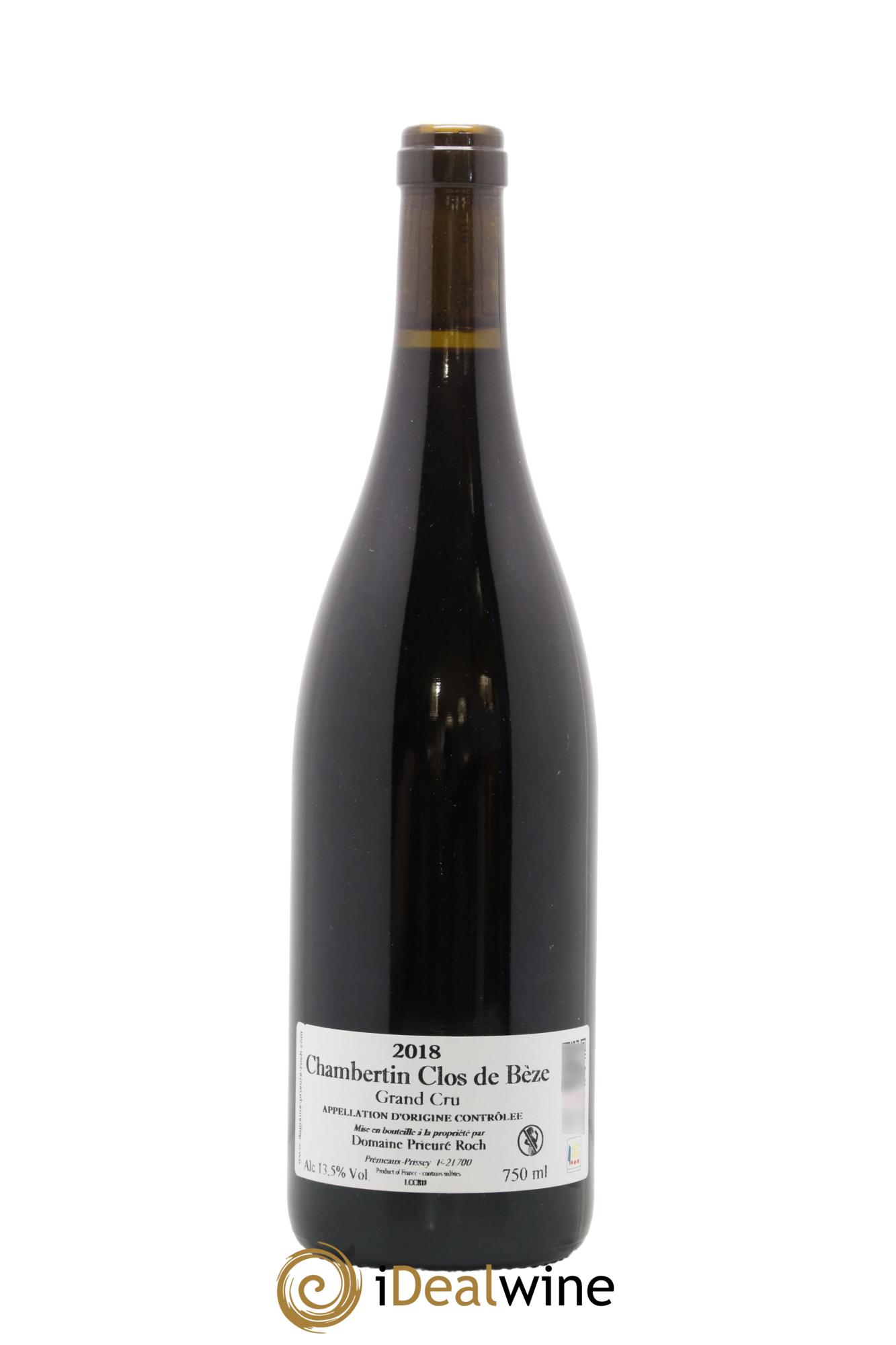 Chambertin Clos de Bèze Grand Cru Prieuré Roch 2018 - Lot de 1 bouteille - 1