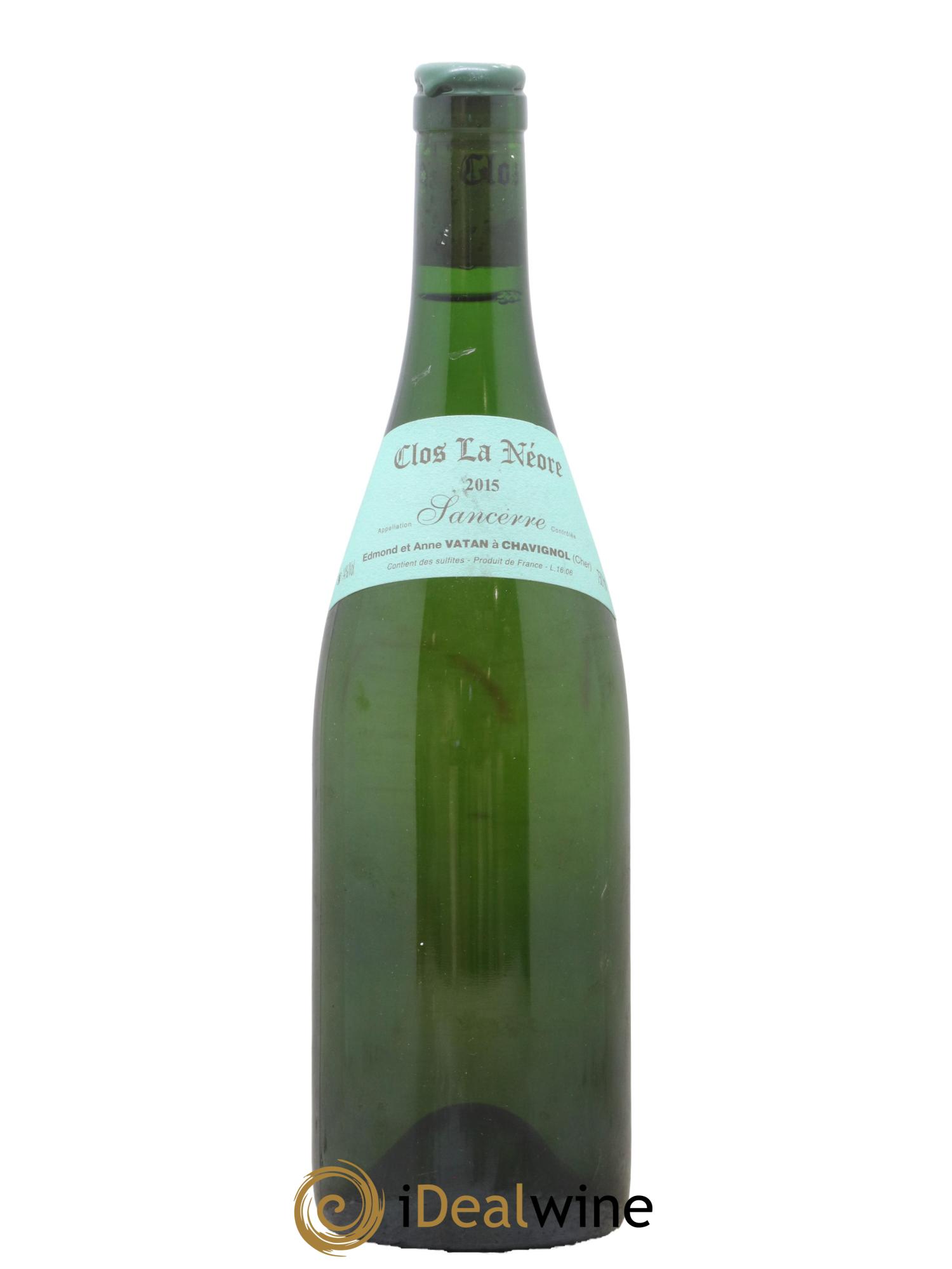 Sancerre Clos la Neore Edmond Vatan 2015 - Lot de 1 bouteille - 0