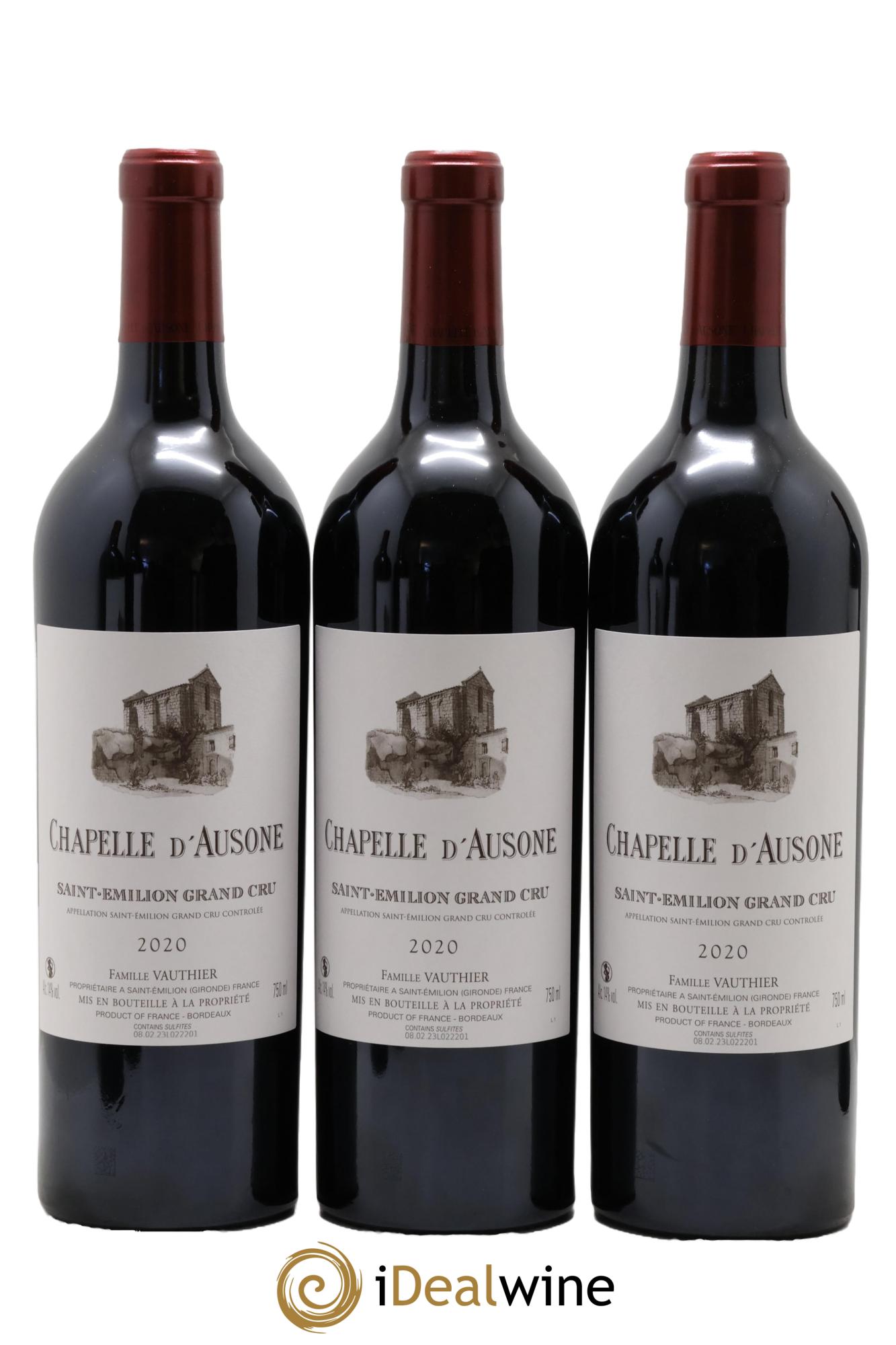 Chapelle d'Ausone Second Vin 2020 - Lot de 6 bouteilles - 1