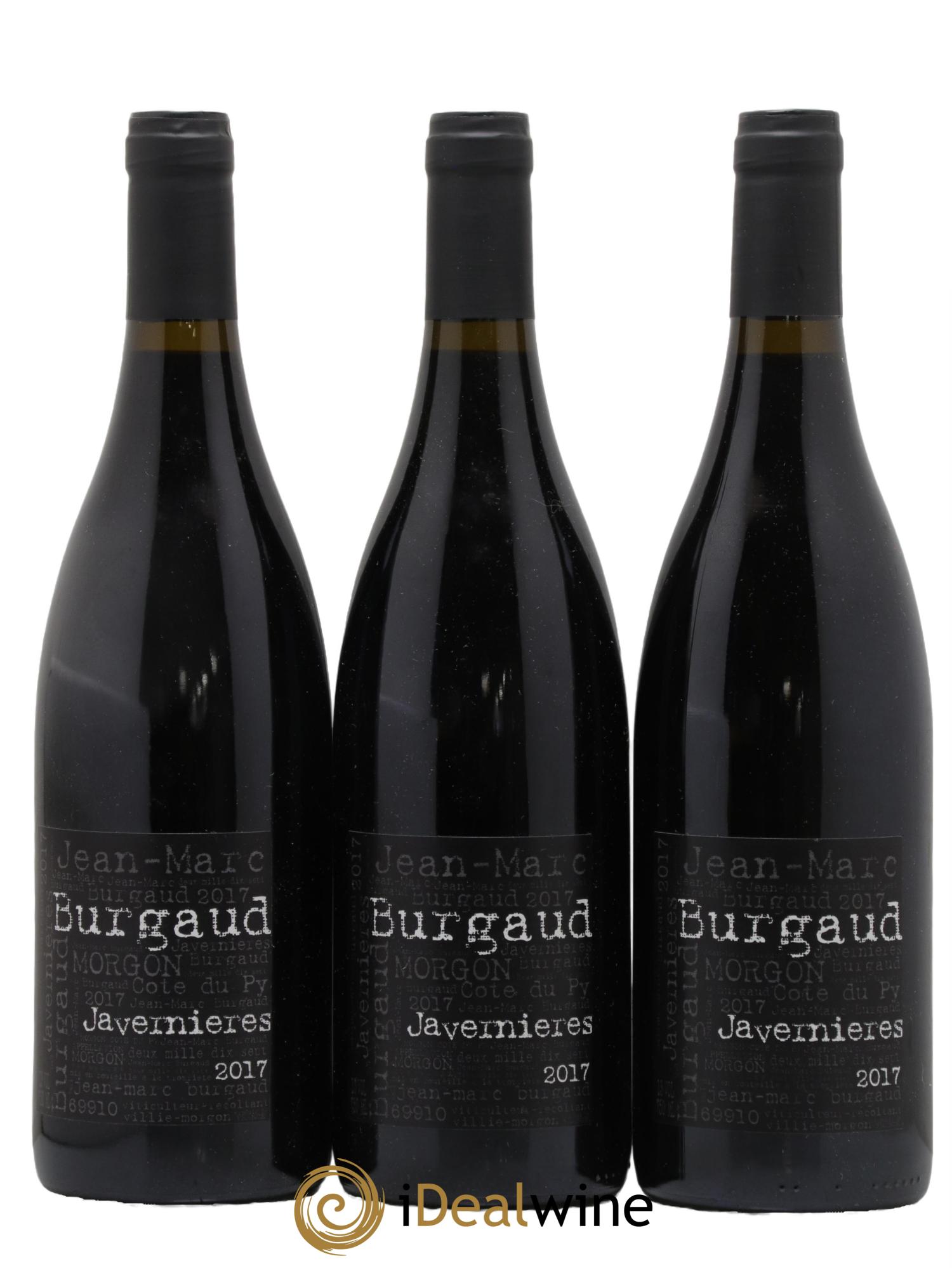 Morgon Côte du Py Javernières Jean-Marc Burgaud (Domaine) 2017 - Lot de 3 bouteilles - 0