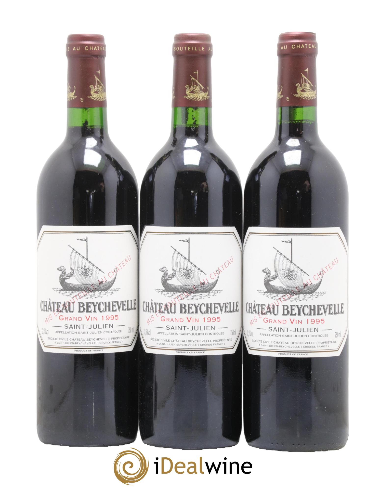 Château Beychevelle 4ème Grand Cru Classé 1995 - Lot de 12 bouteilles - 4