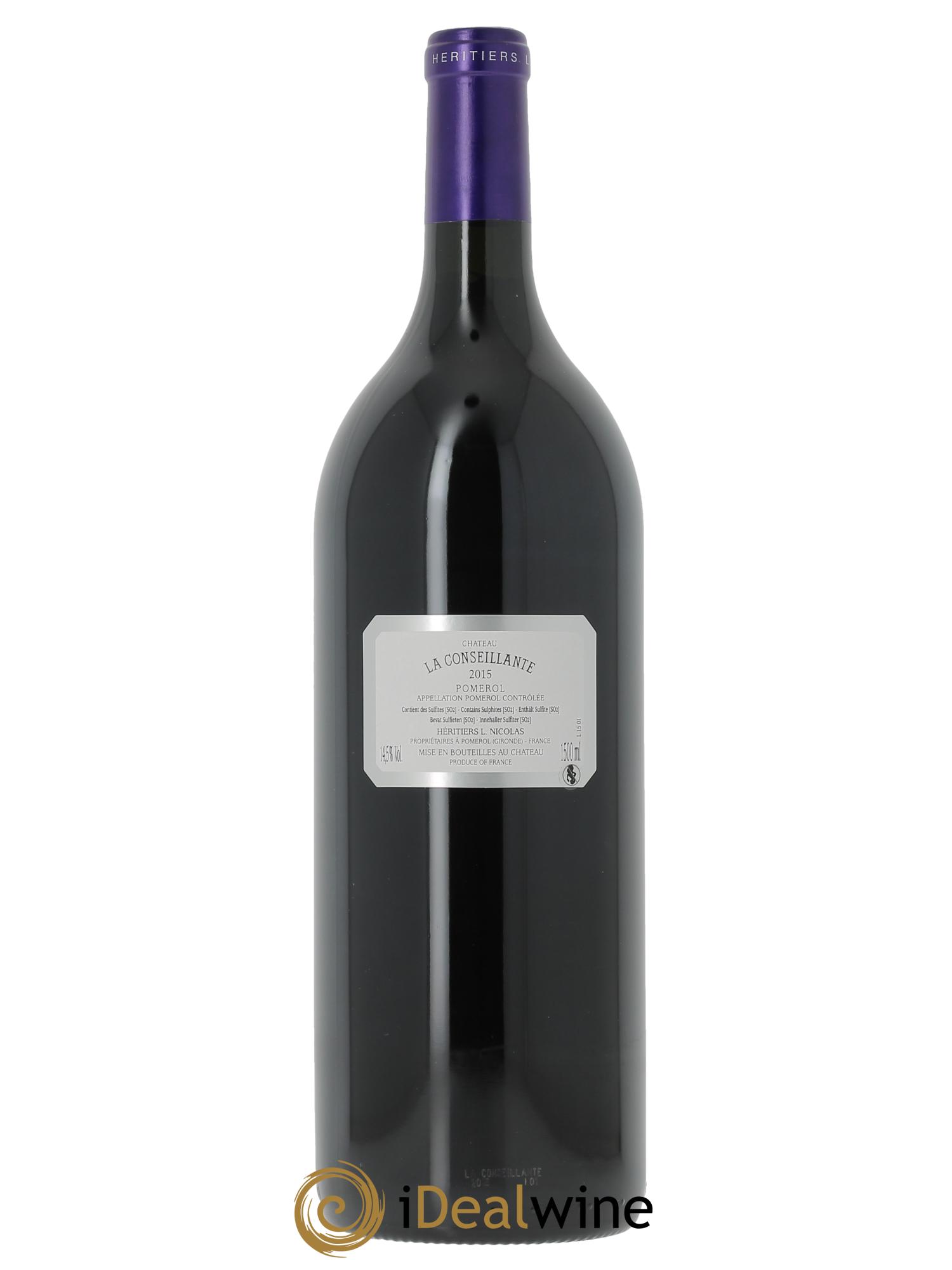 Château la Conseillante (CBO à partir de 3 mgs) 2015 - Lot de 1 magnum - 1