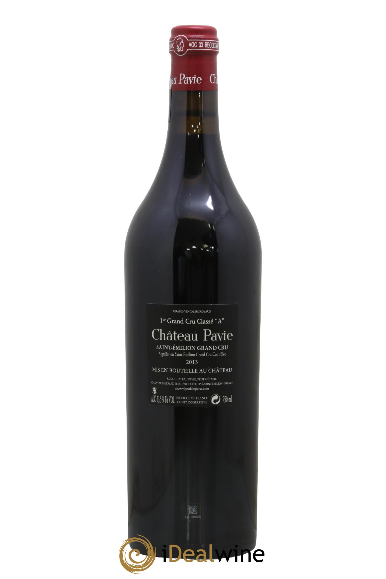 Château Pavie 1er Grand Cru Classé A 2013 - Lot of 1 bottle - 2