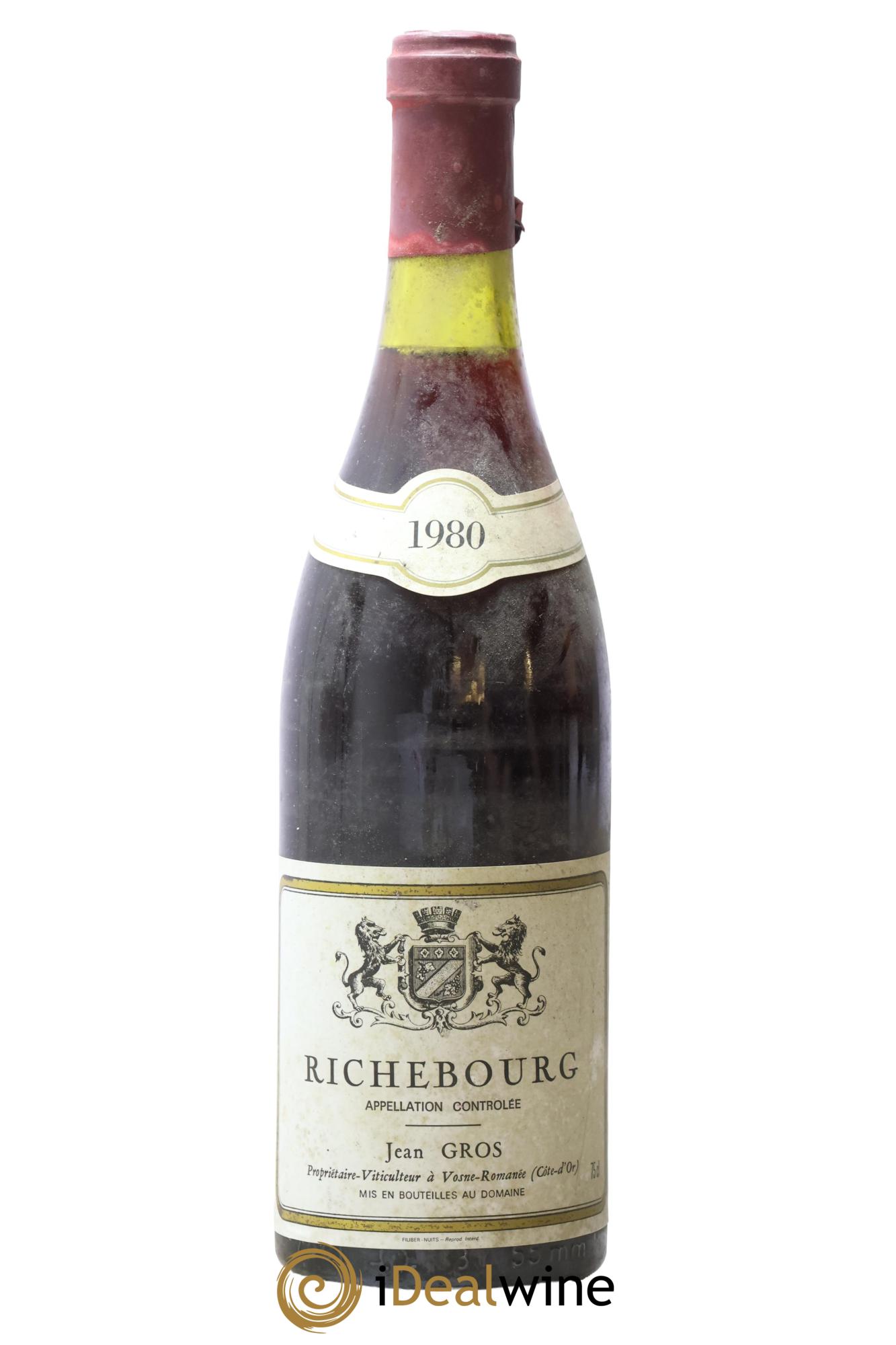 Richebourg Grand Cru Jean Gros 1980 - Lot of 1 bottle - 0