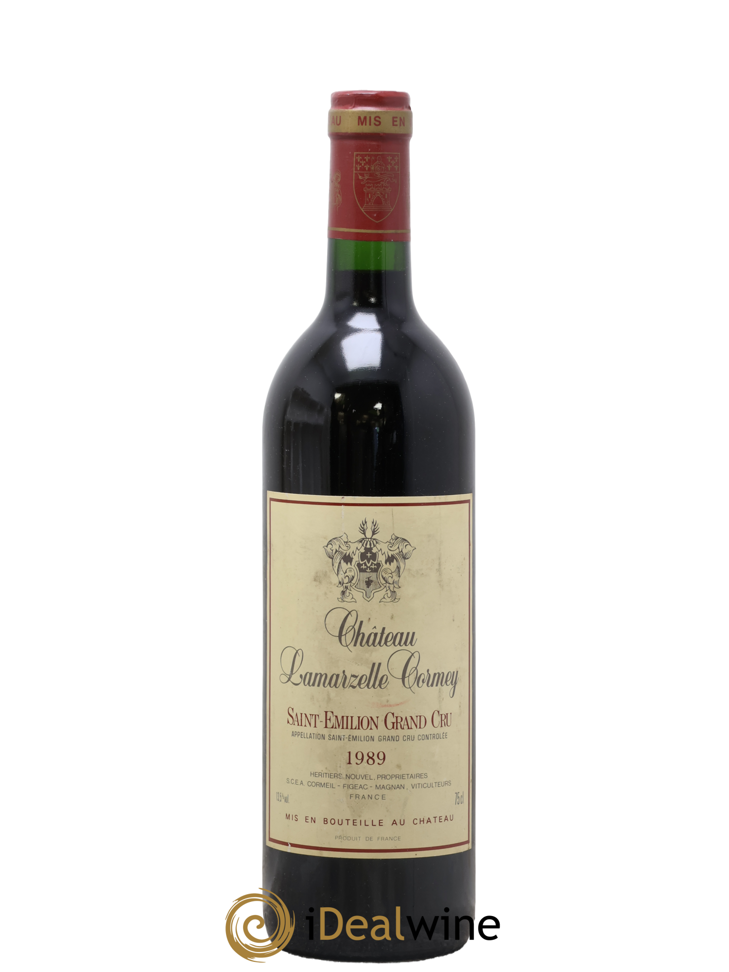 Saint-Émilion Grand Cru Château Lamarzelle Cormey 1989 - Lot of 1 bottle - 0