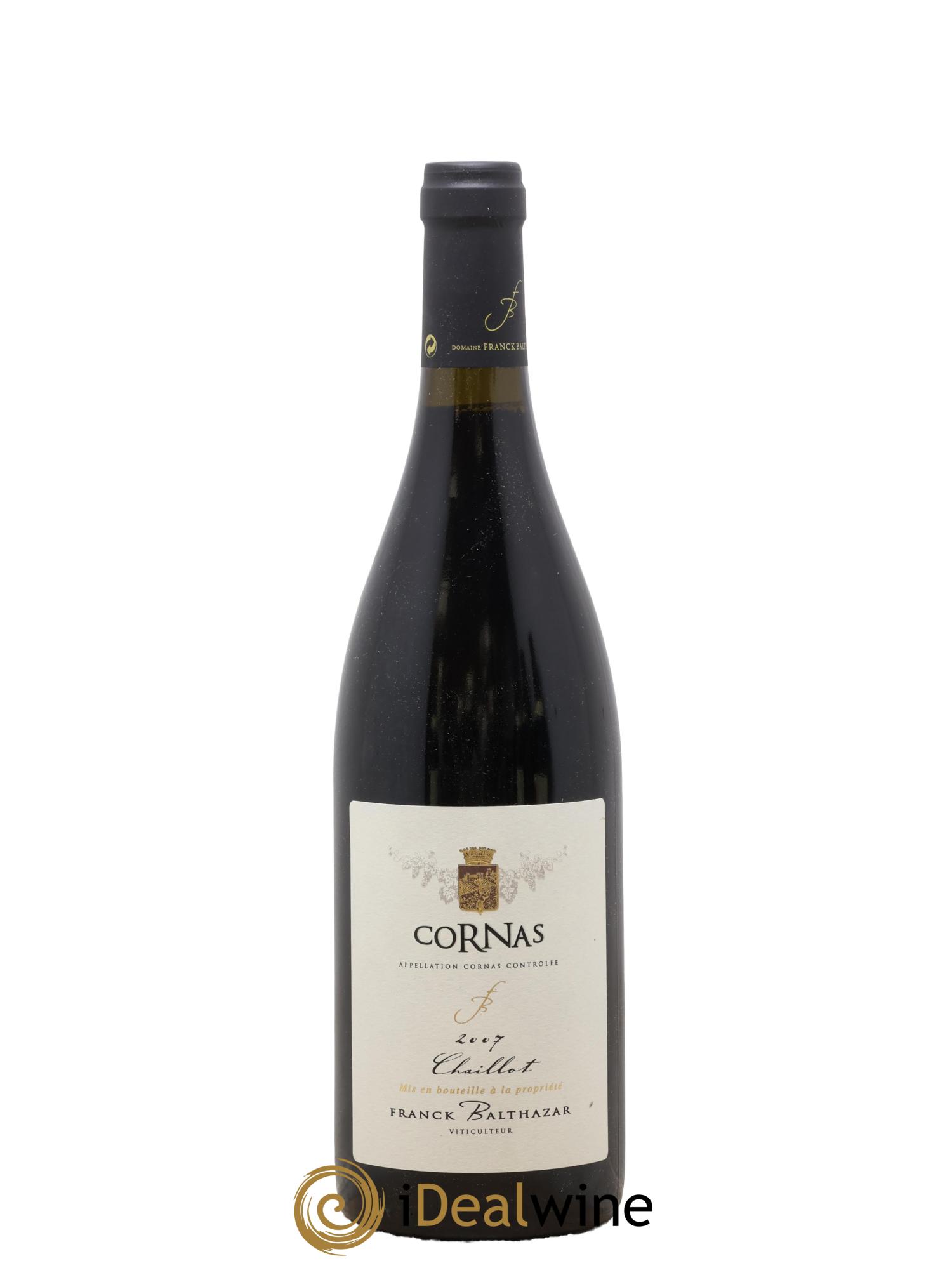 Cornas Chaillot Franck Balthazar (Domaine) 2007 - Posten von 1 Flasche - 0