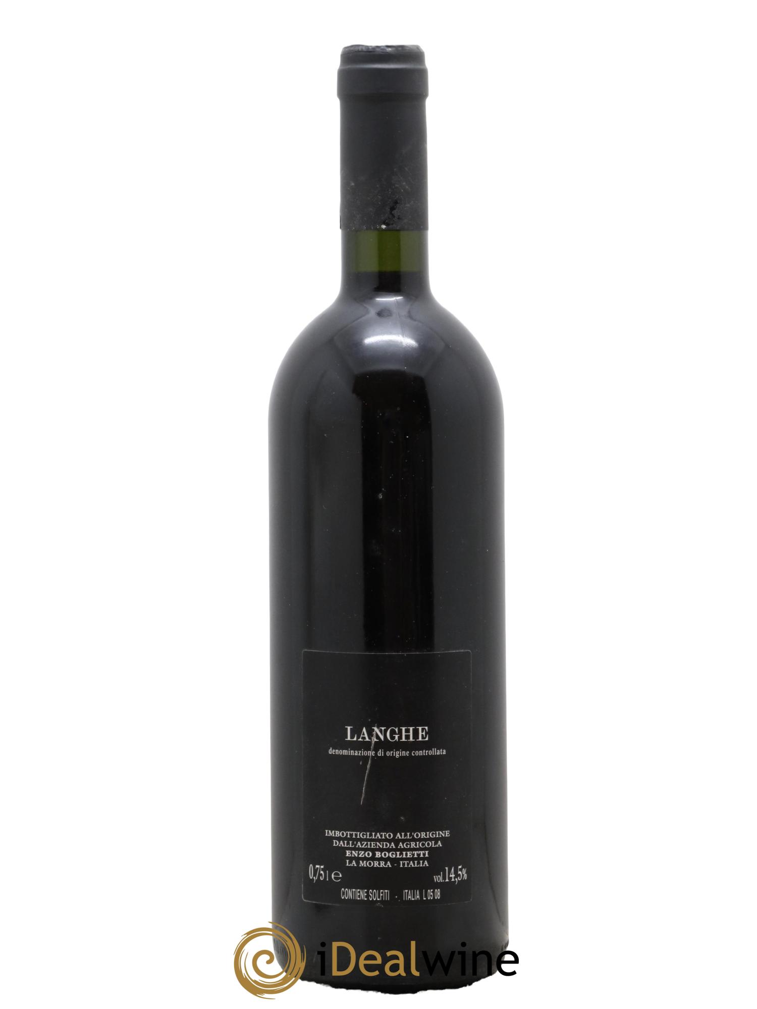 Langhe DOC Merlot Vinga Talpone Enzo Boglietti 2003 - Lot de 1 bouteille - 1