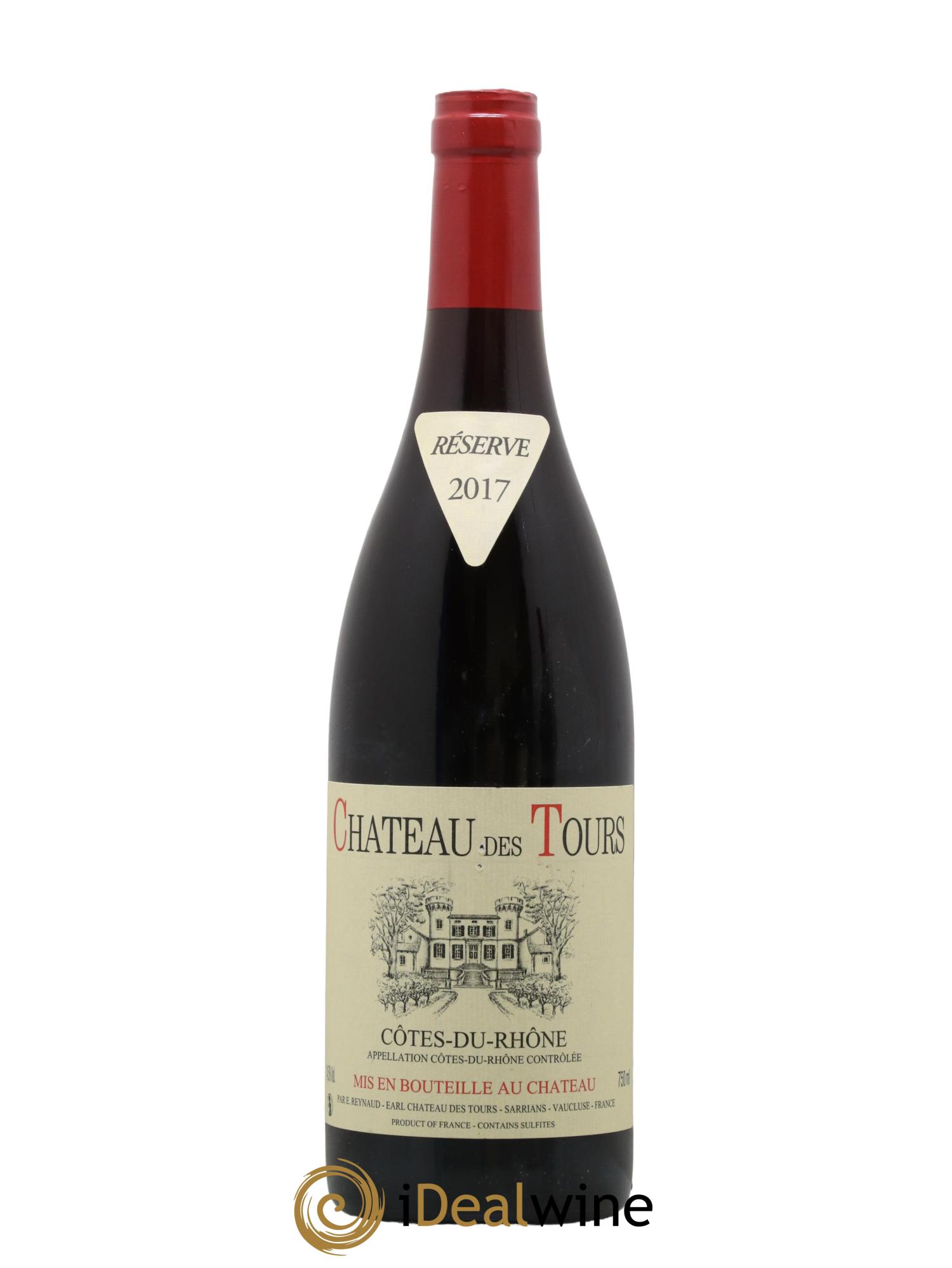 Côtes-du-Rhône Château des Tours Emmanuel Reynaud 2017 - Lot de 1 bouteille - 0