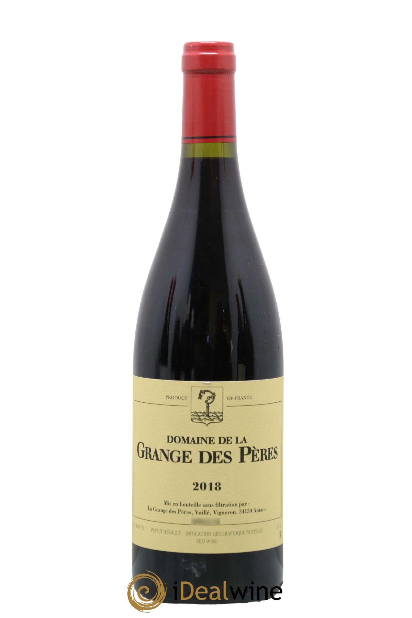 Pays d'Hérault Grange des Pères Laurent Vaillé 2018 - Lot de 1 bouteille - 0
