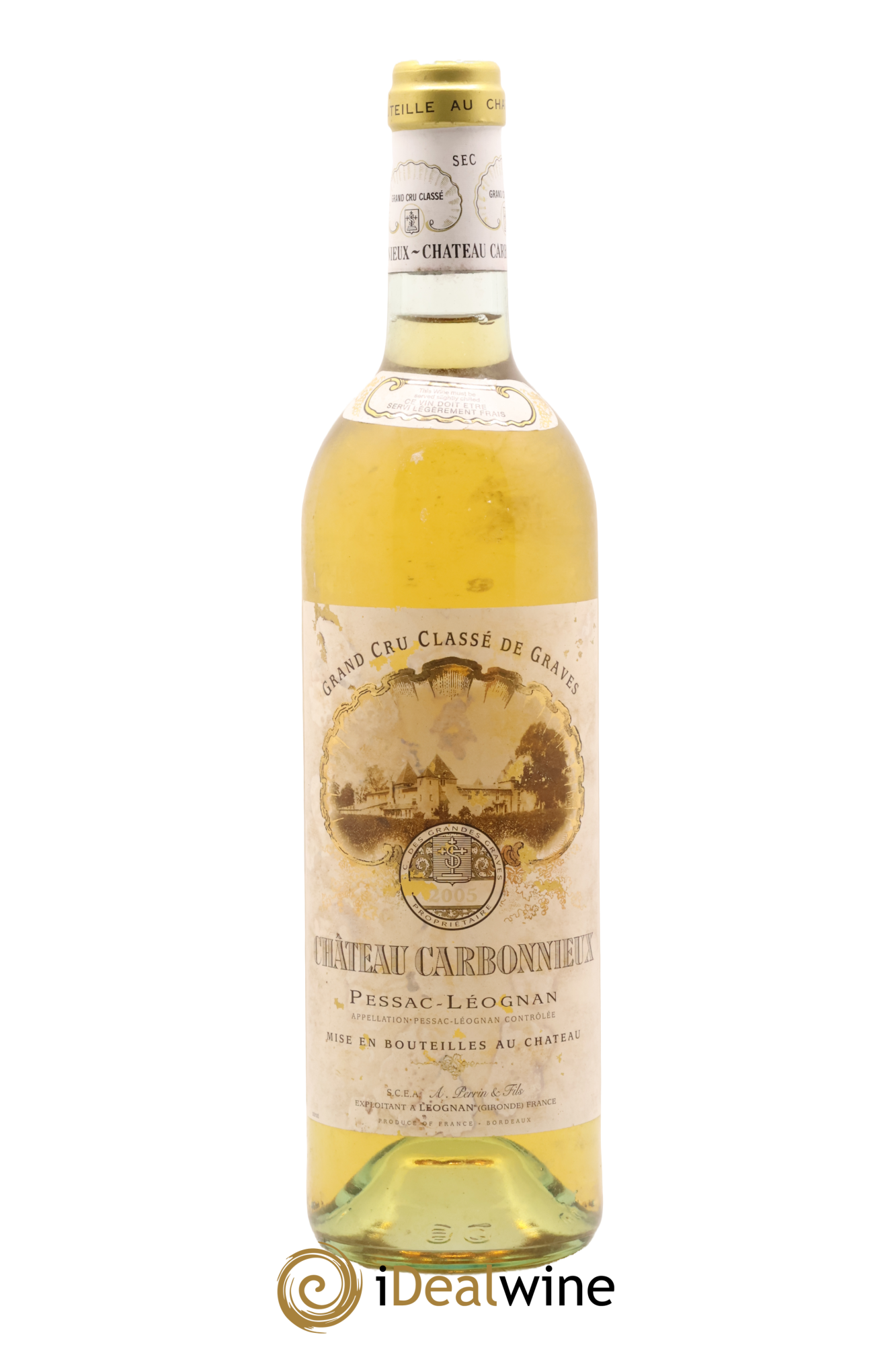 Château Carbonnieux Cru Classé de Graves 2005 - Lot de 1 bouteille - 0