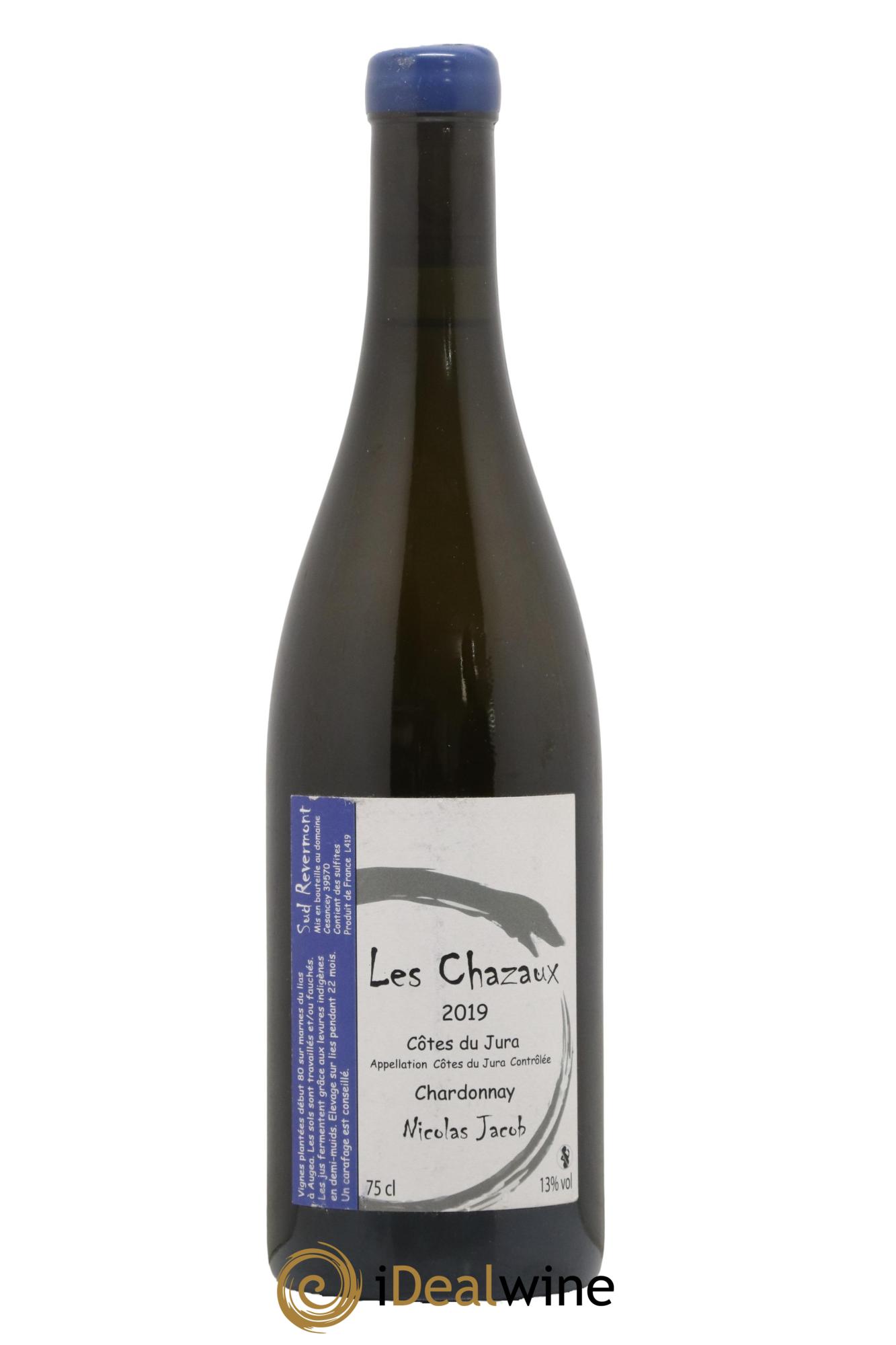 Côtes du Jura Chardonnay Les Chazaux Nicolas Jacob 2019 - Lot de 1 bouteille - 0