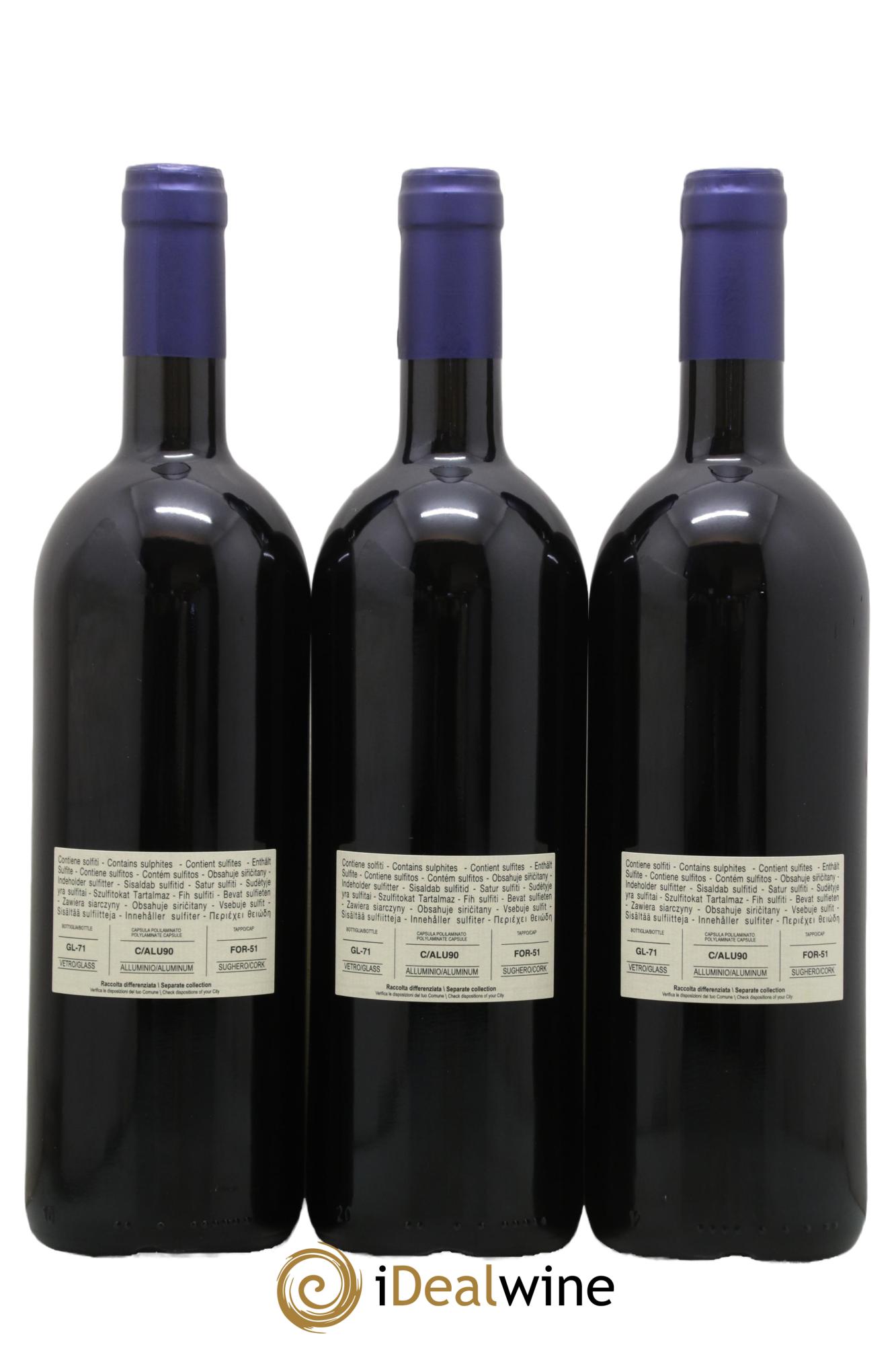 Bolgheri DOC Sassicaia Tenuta San Guido 2021 - Lot de 3 bouteilles - 1