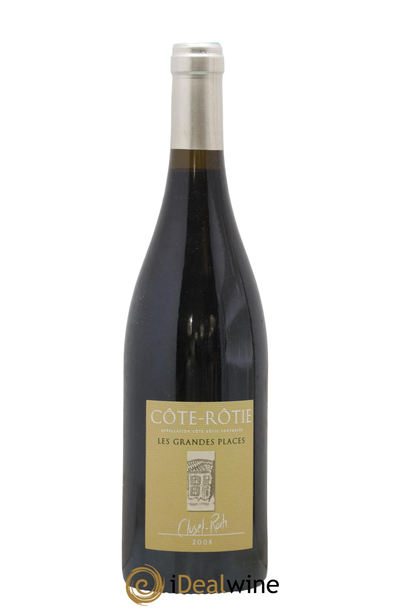 Côte-Rôtie Les Grandes Places Clusel-Roch 2008 - Lotto di 1 bottiglia - 0