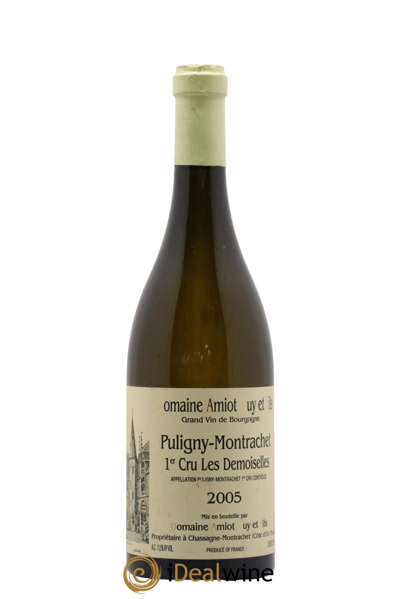 Puligny-Montrachet 1er Cru Les Demoiselles Guy Amiot & Fils 2005 - Lot de 1 bouteille - 0