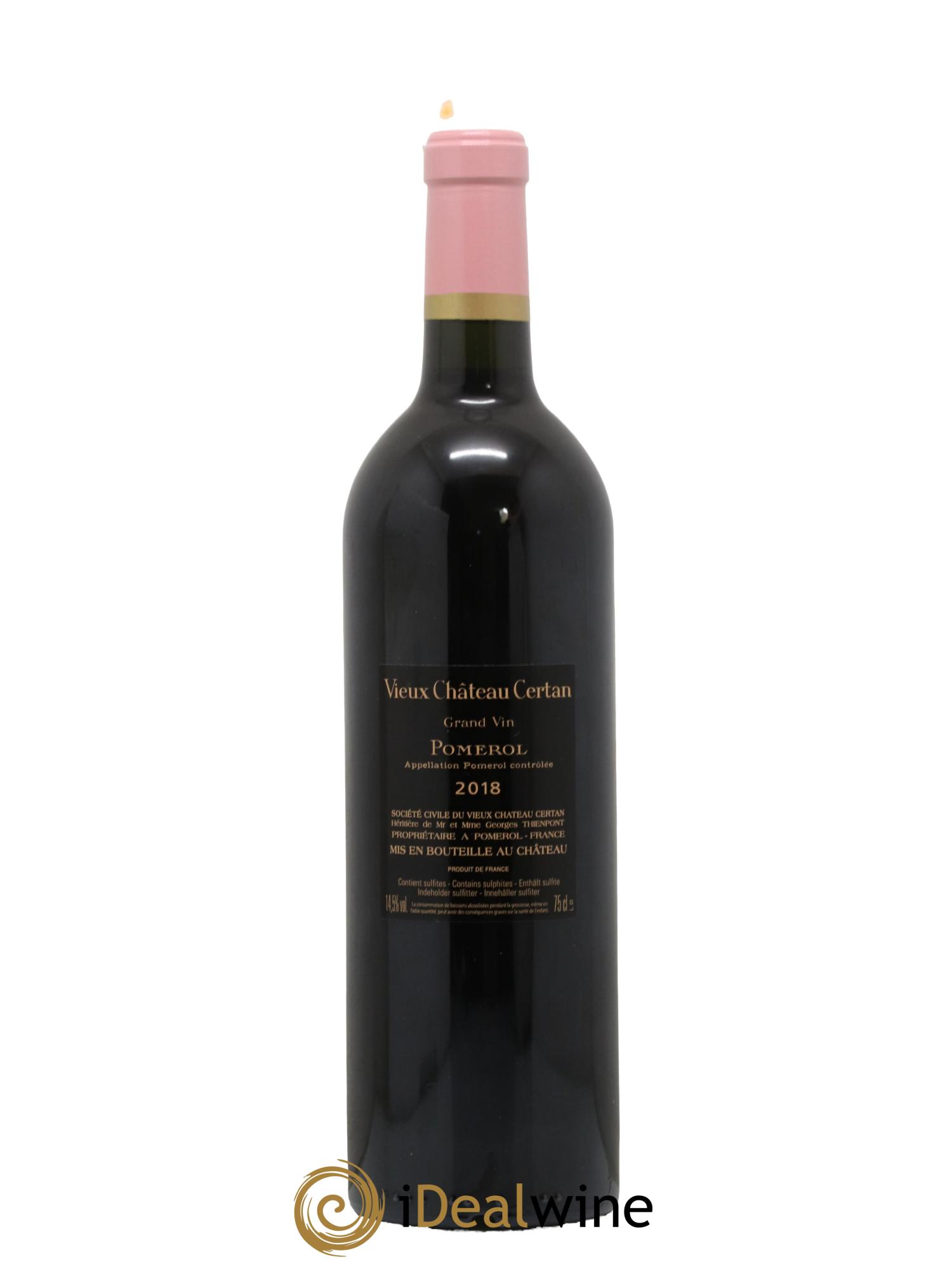 Vieux Château Certan 2018 - Lot de 1 bouteille - 1