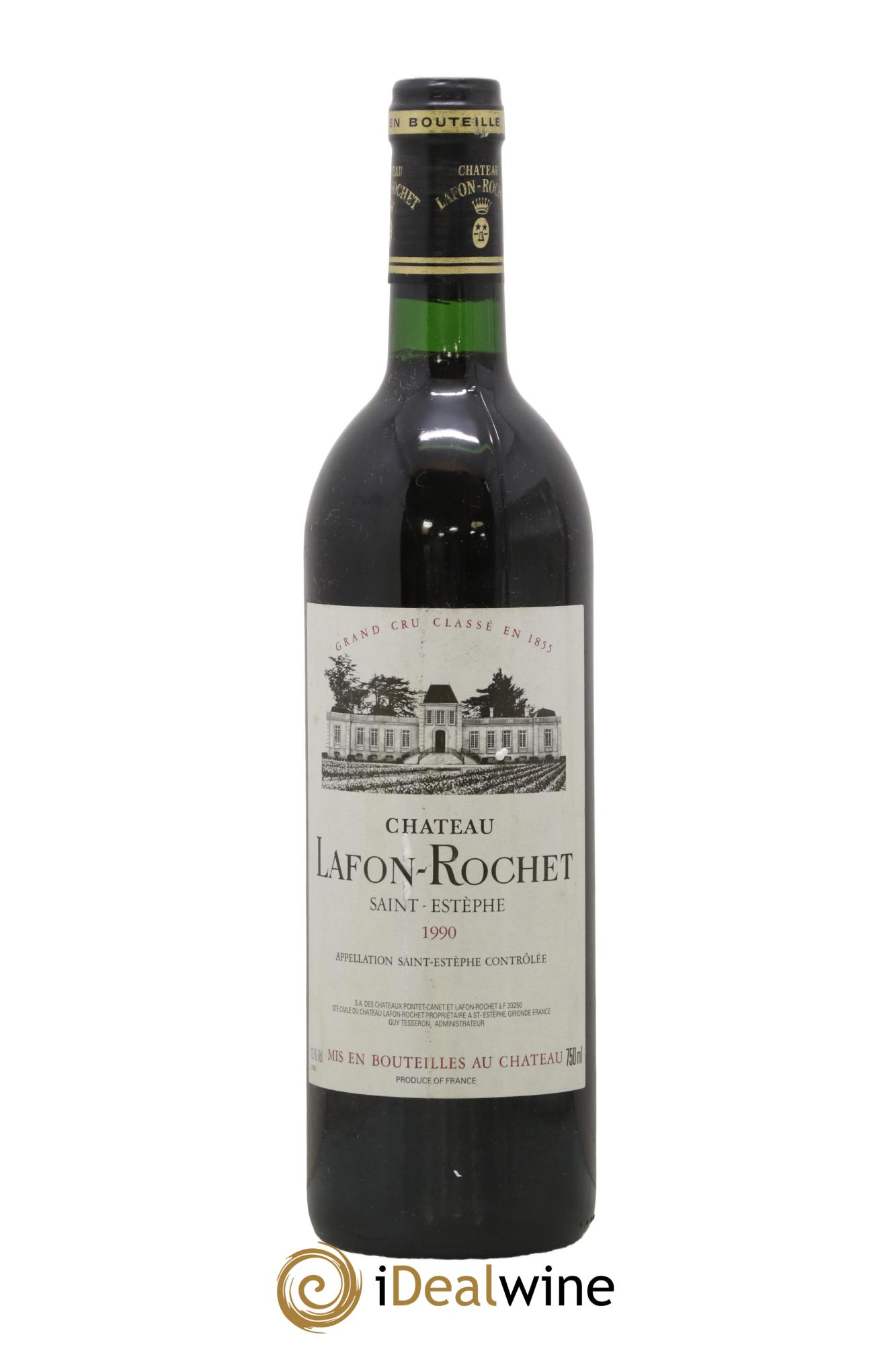 Château Lafon Rochet 4ème Grand Cru Classé 1990 - Lot de 1 bouteille - 0