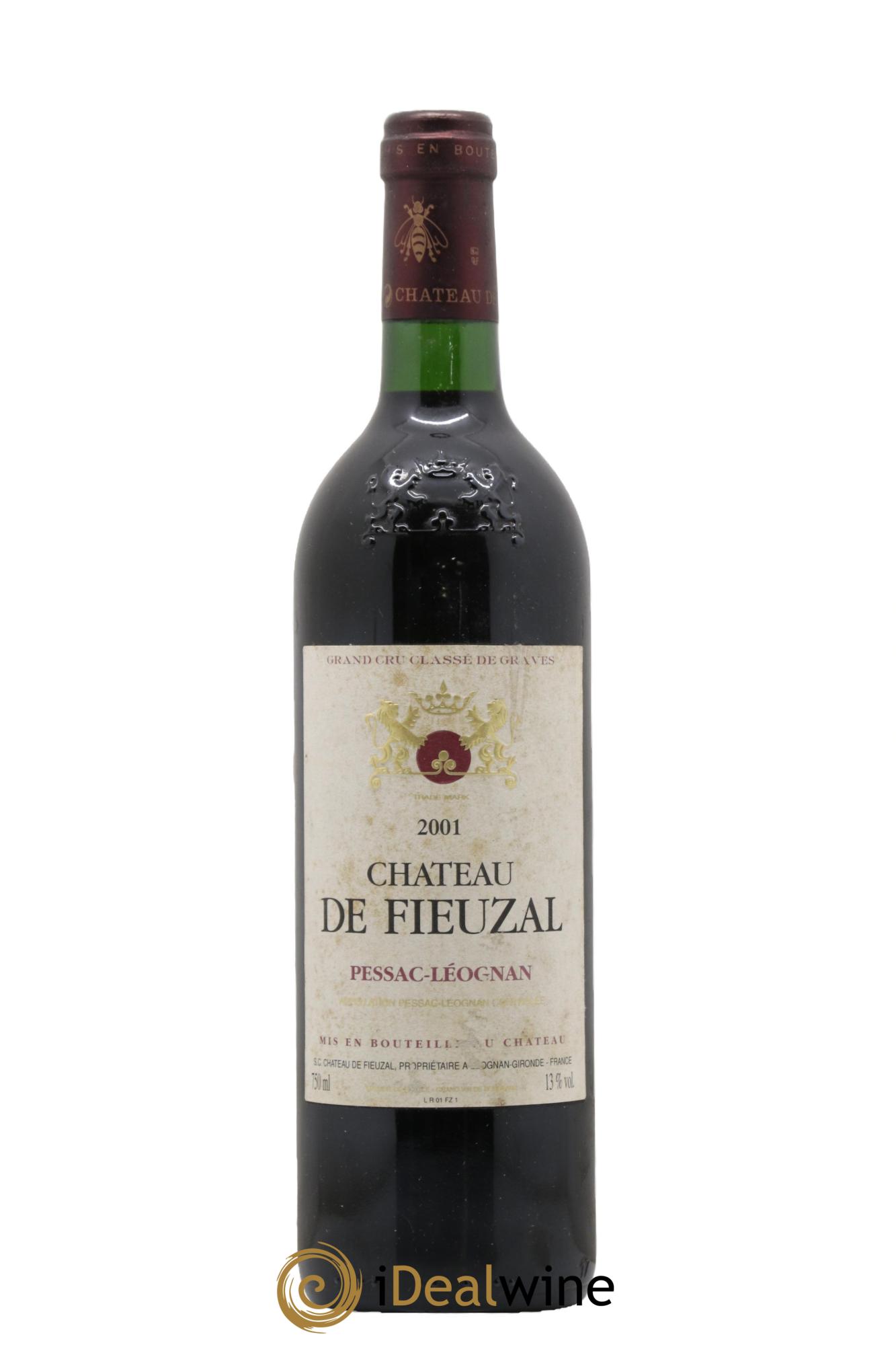Château de Fieuzal Cru Classé de Graves 2001 - Lot de 1 bouteille - 0
