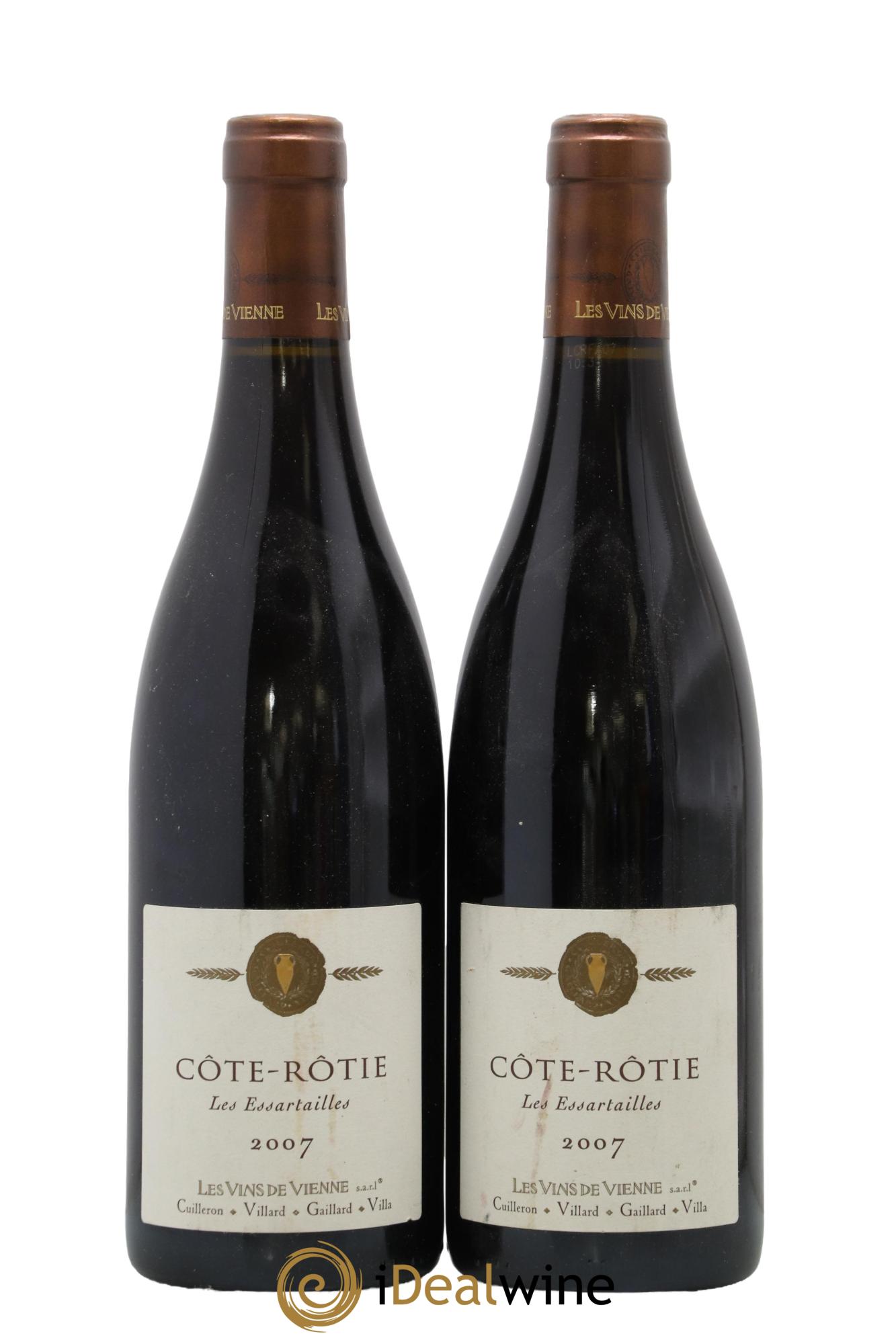 Côte-Rôtie Les Essartailles Les Vins de Vienne 2007 - Lot de 2 bouteilles - 0